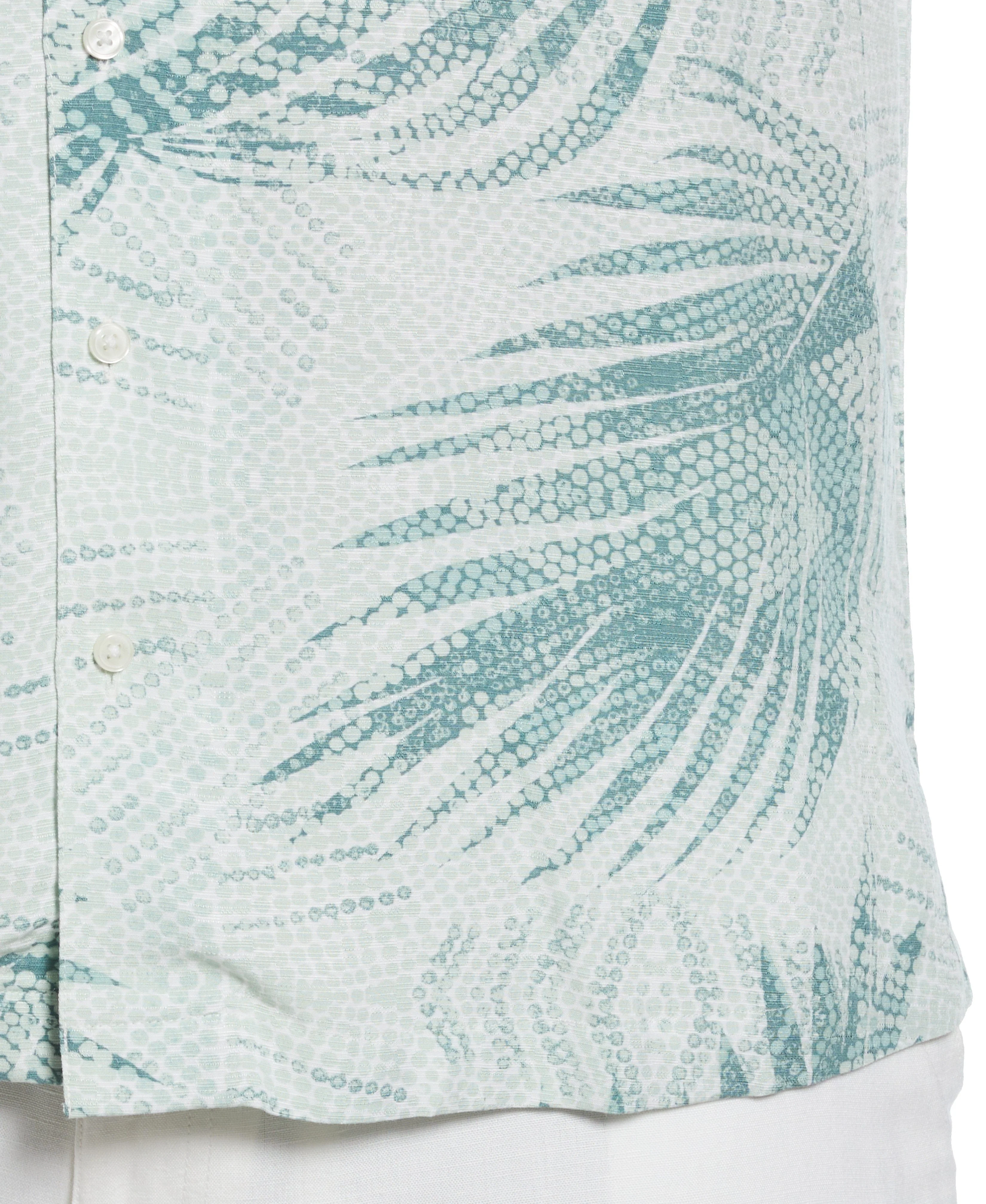 Big & Tall Palm Dotted Print Shirt - Image 4