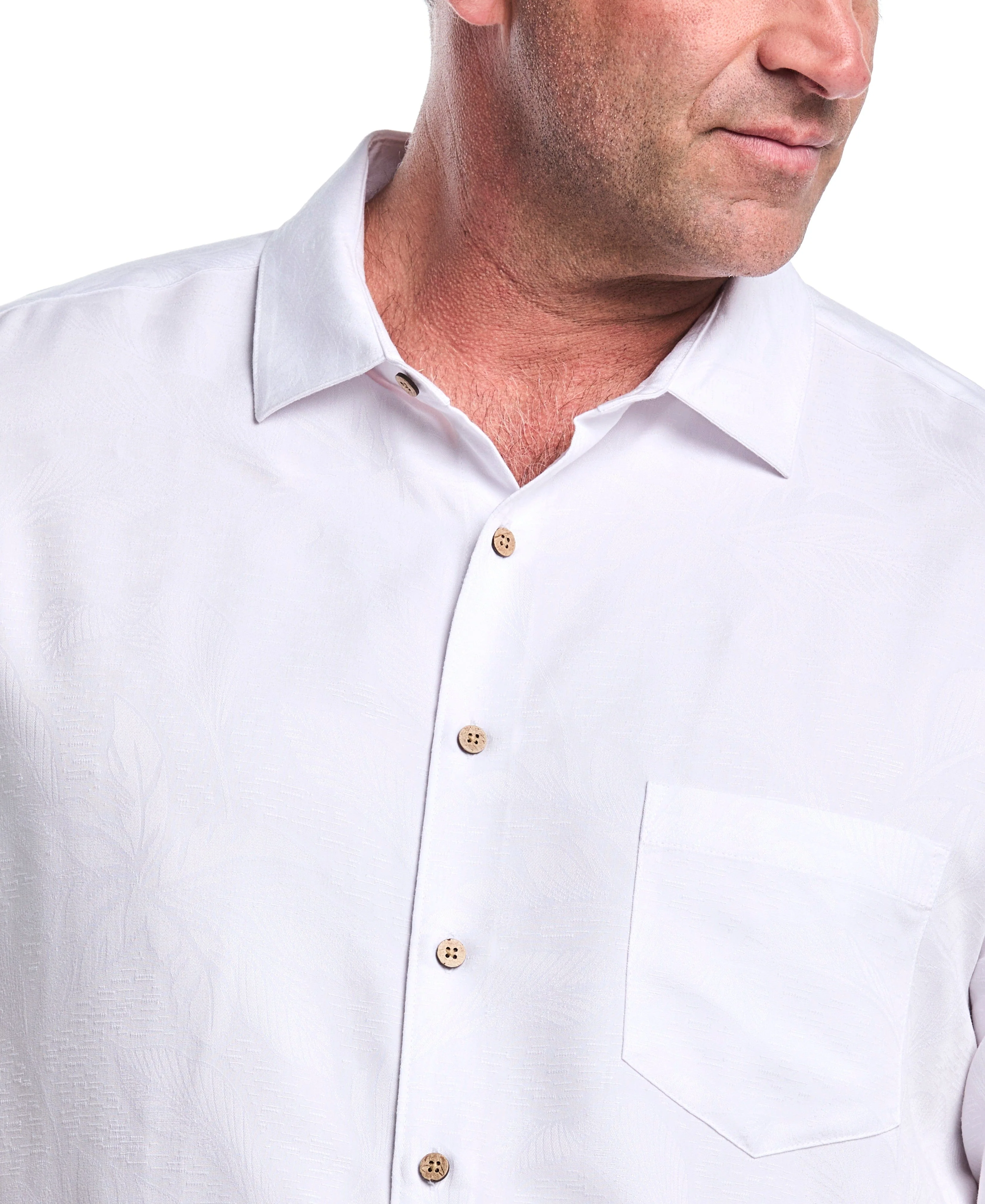 Big & Tall Palm Print Shirt - Image 16