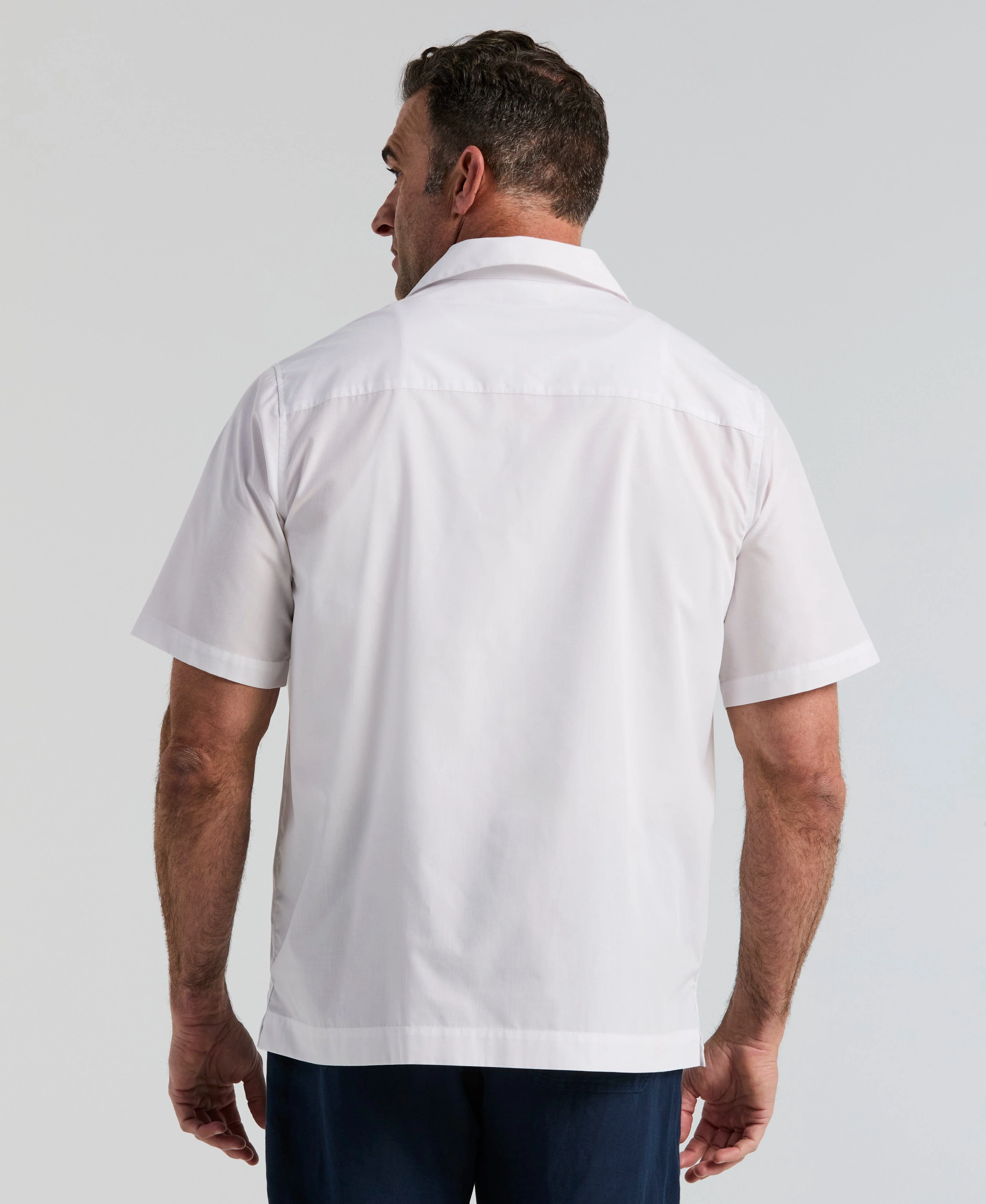 Big & Tall Authentic Embroidered Guayabera Shirt - Image 2