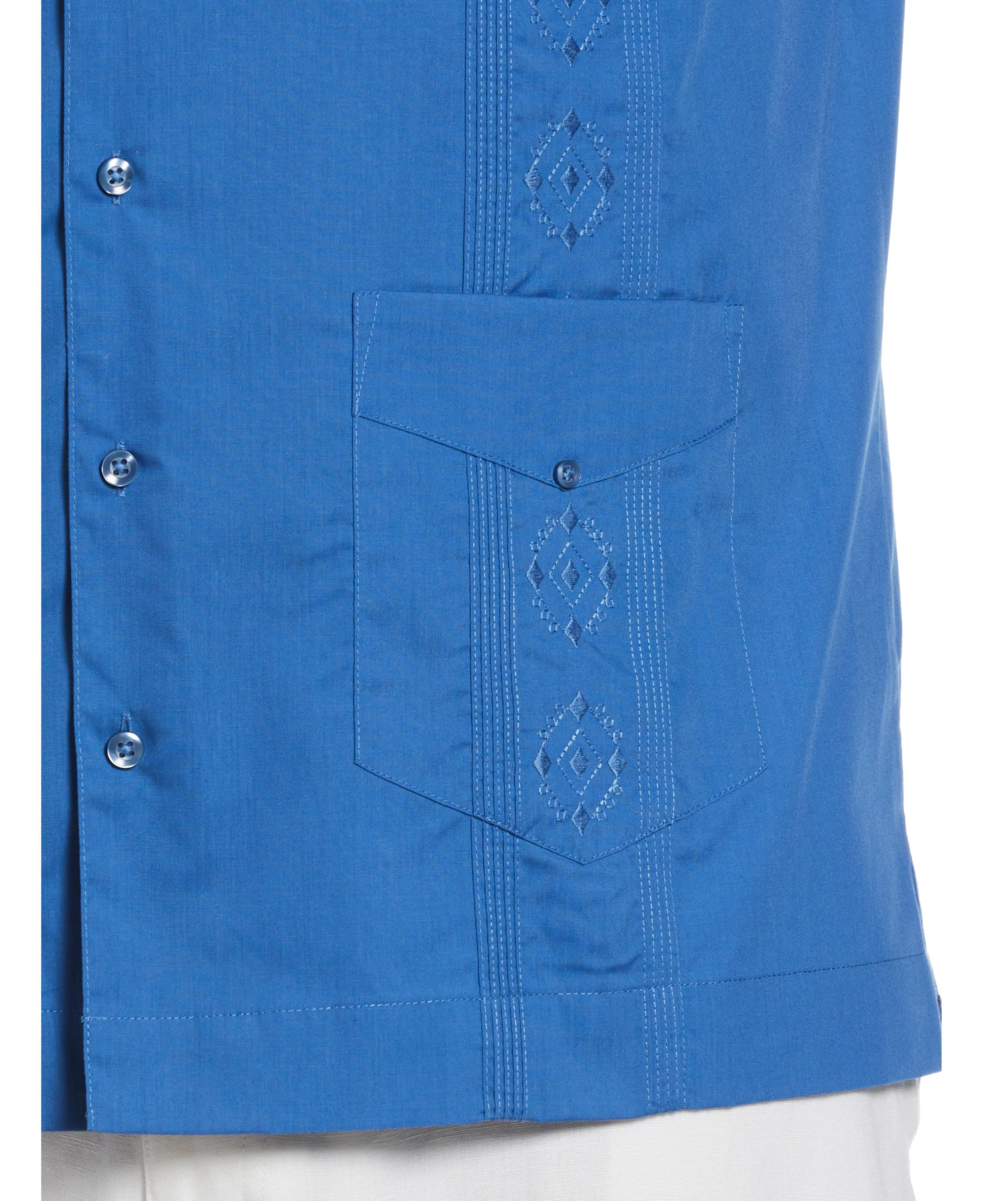Big & Tall Authentic Embroidered Guayabera Shirt - Image 25