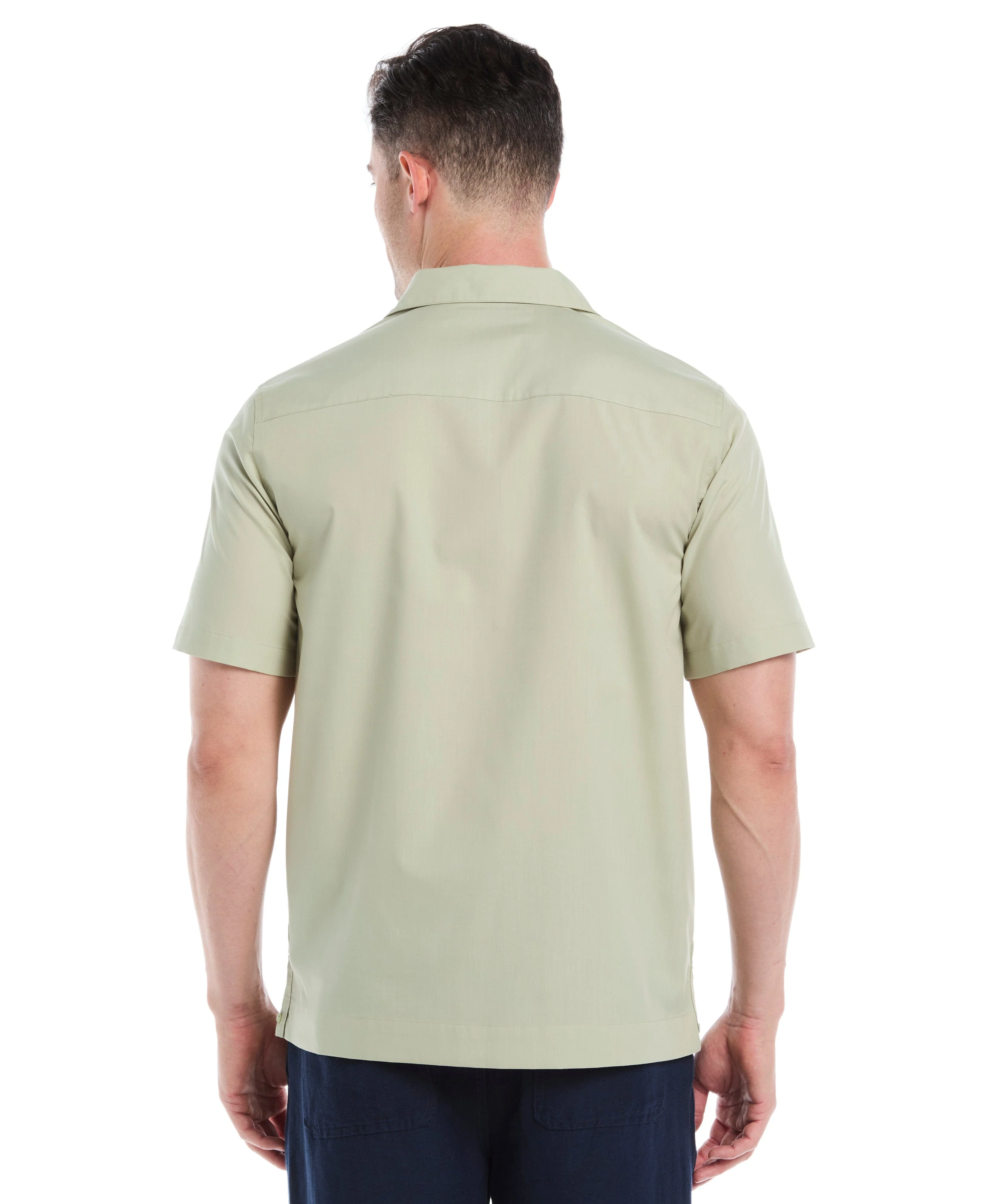 Big & Tall Authentic Embroidered Guayabera Shirt - Image 34