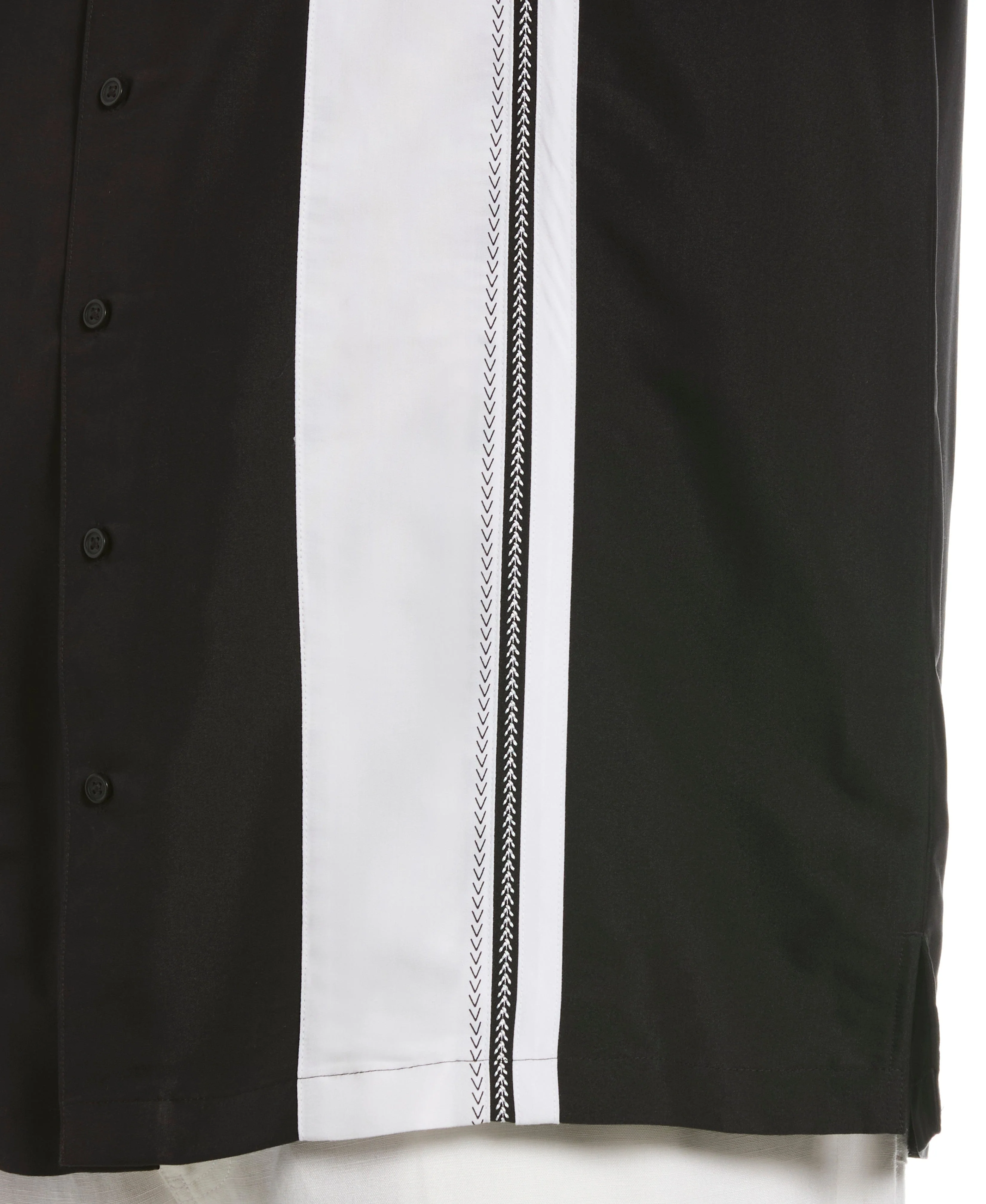 Big & Tall Retro Panel Embroidered Shirt - Image 3