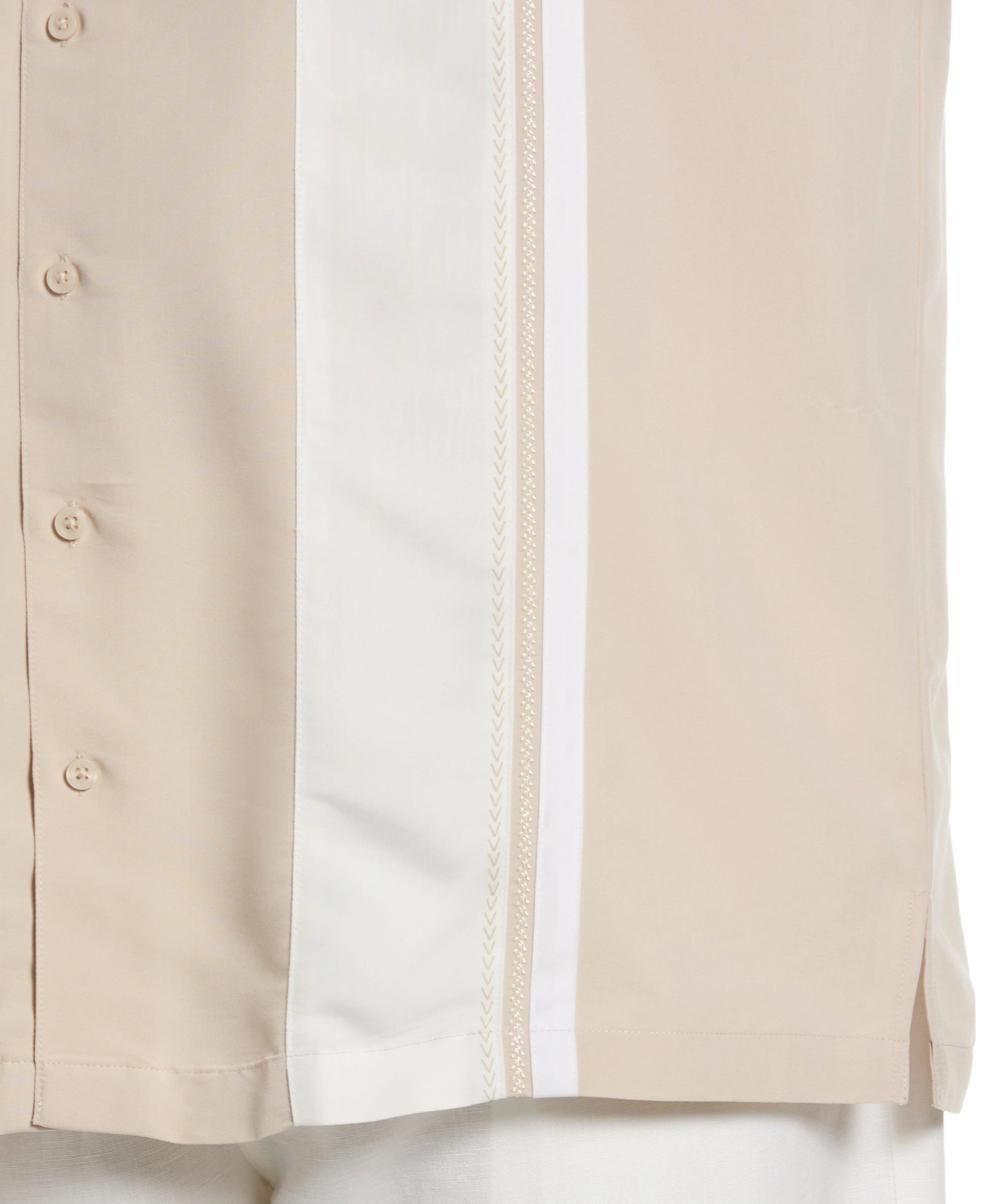 Big & Tall Retro Panel Embroidered Shirt - Image 9
