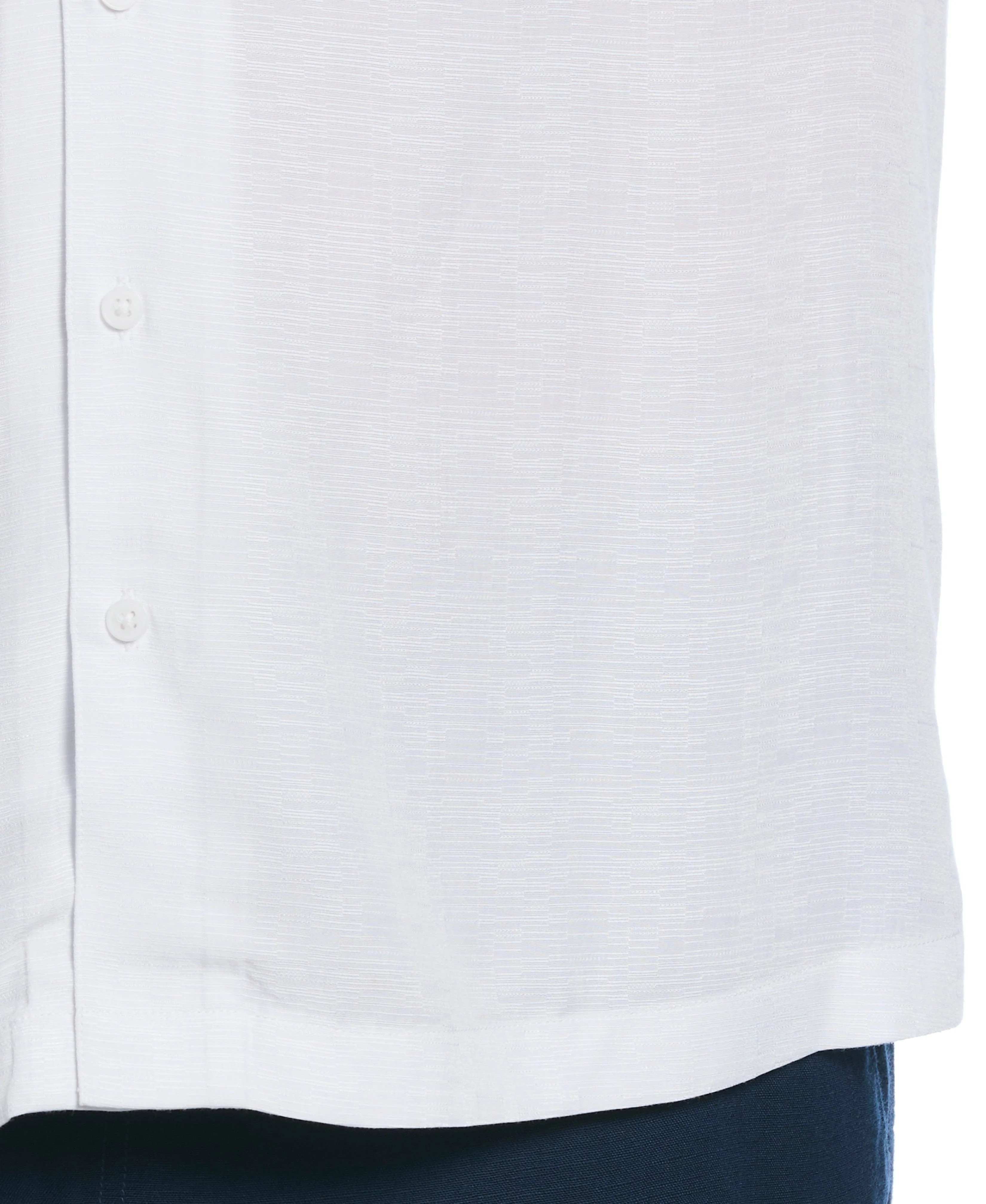 Big & Tall Solid Textured Cuban Collar Shirt - Image 18