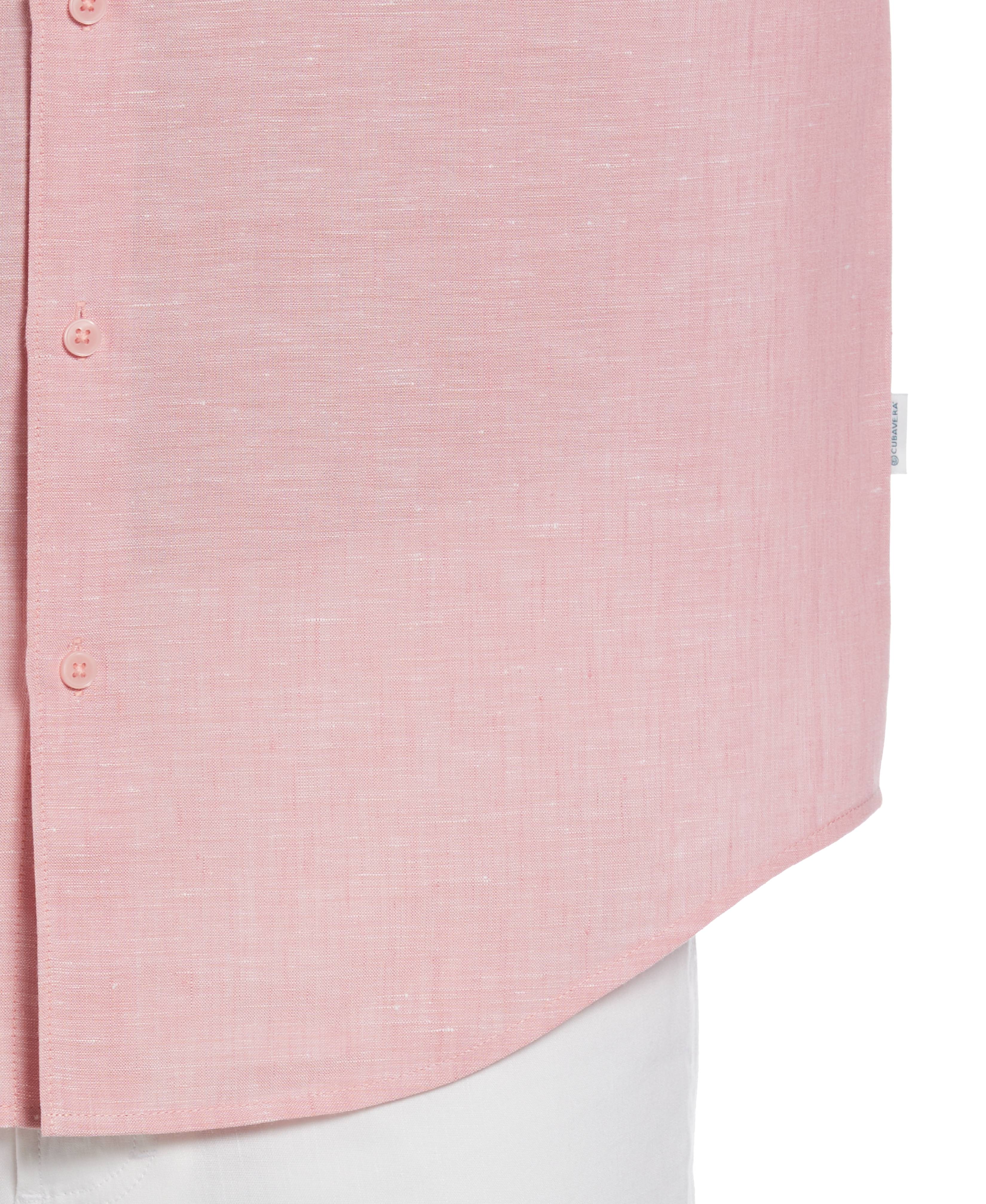 Big & Tall Travelselect™ Linen-Blend One Pocket Shirt - Image 13