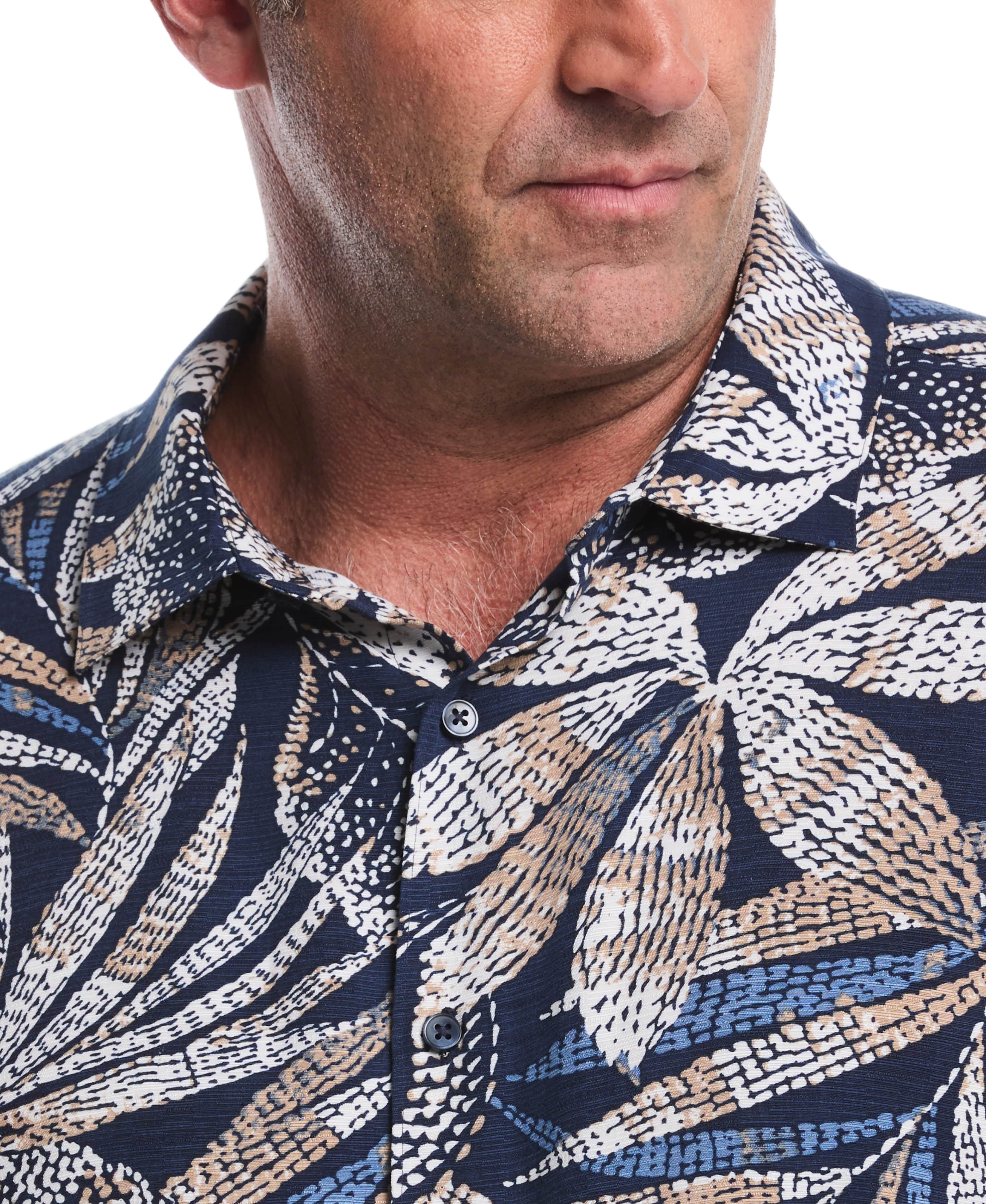 Big & Tall Tropical Print Shirt - Image 6