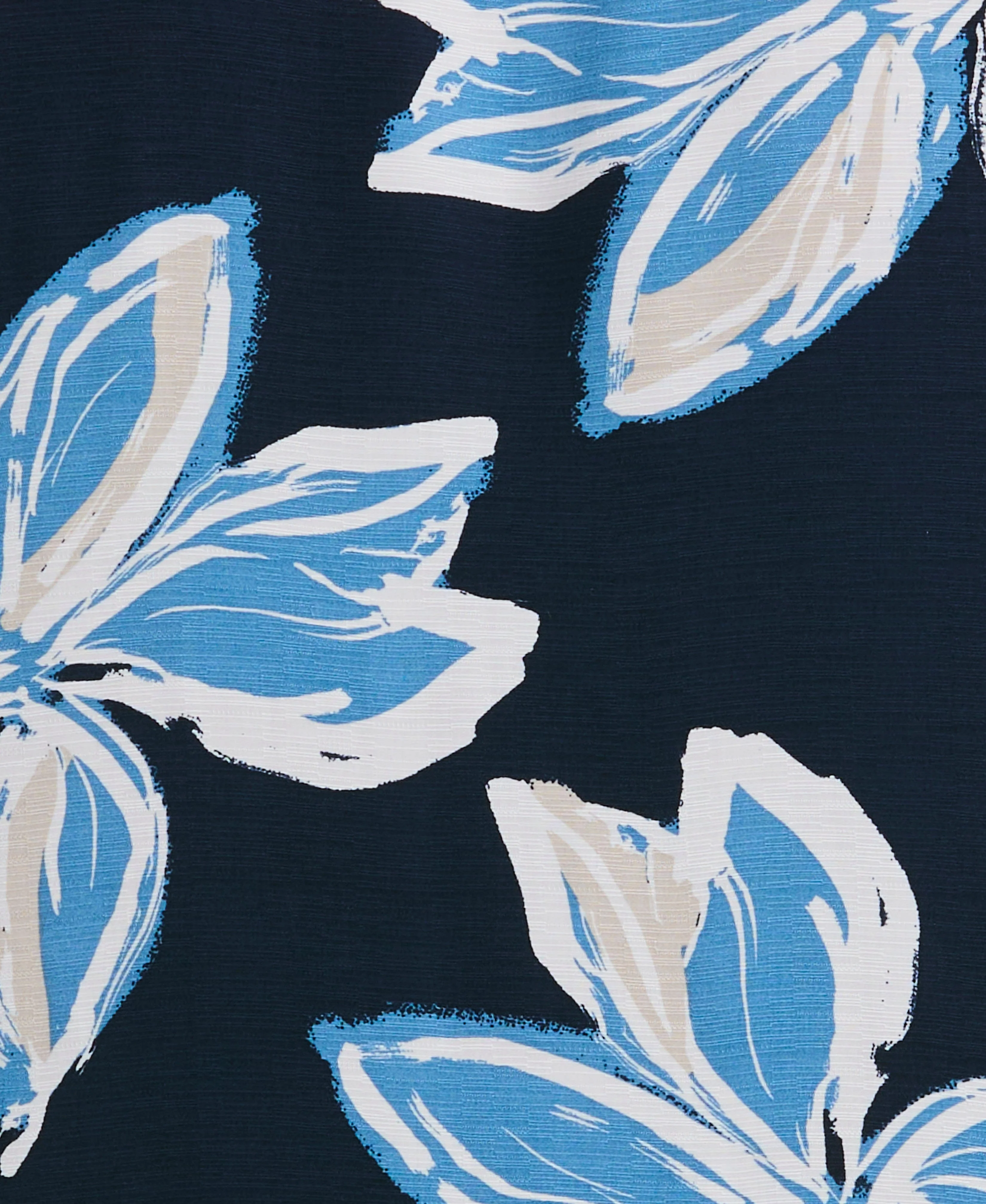Big & Tall All-Over Tropical Print Shirt - Image 5