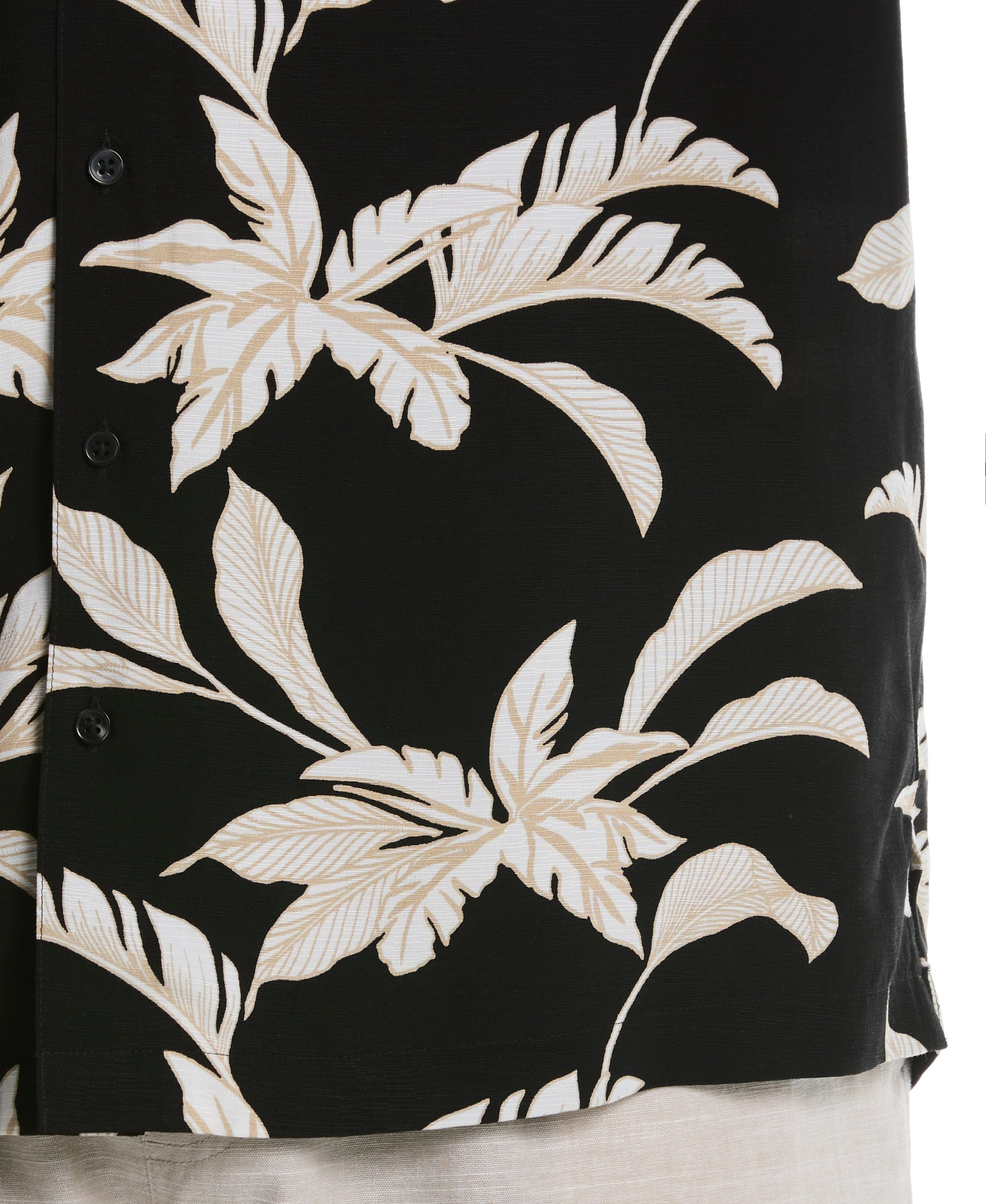 Big & Tall All-Over Tropical Print Shirt - Image 3