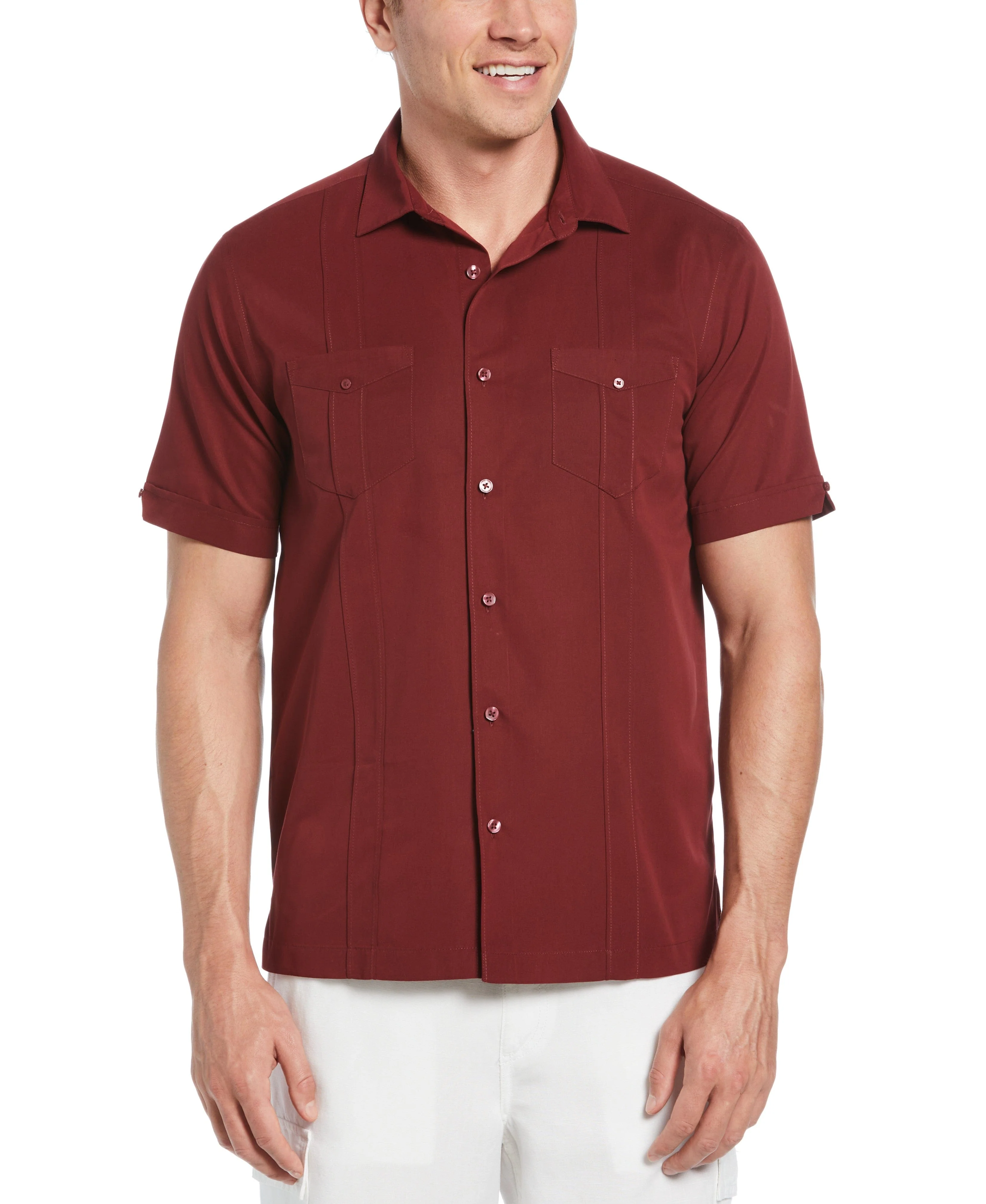 Big & Tall Two-Pocket Double Pintuck Shirt - Image 9