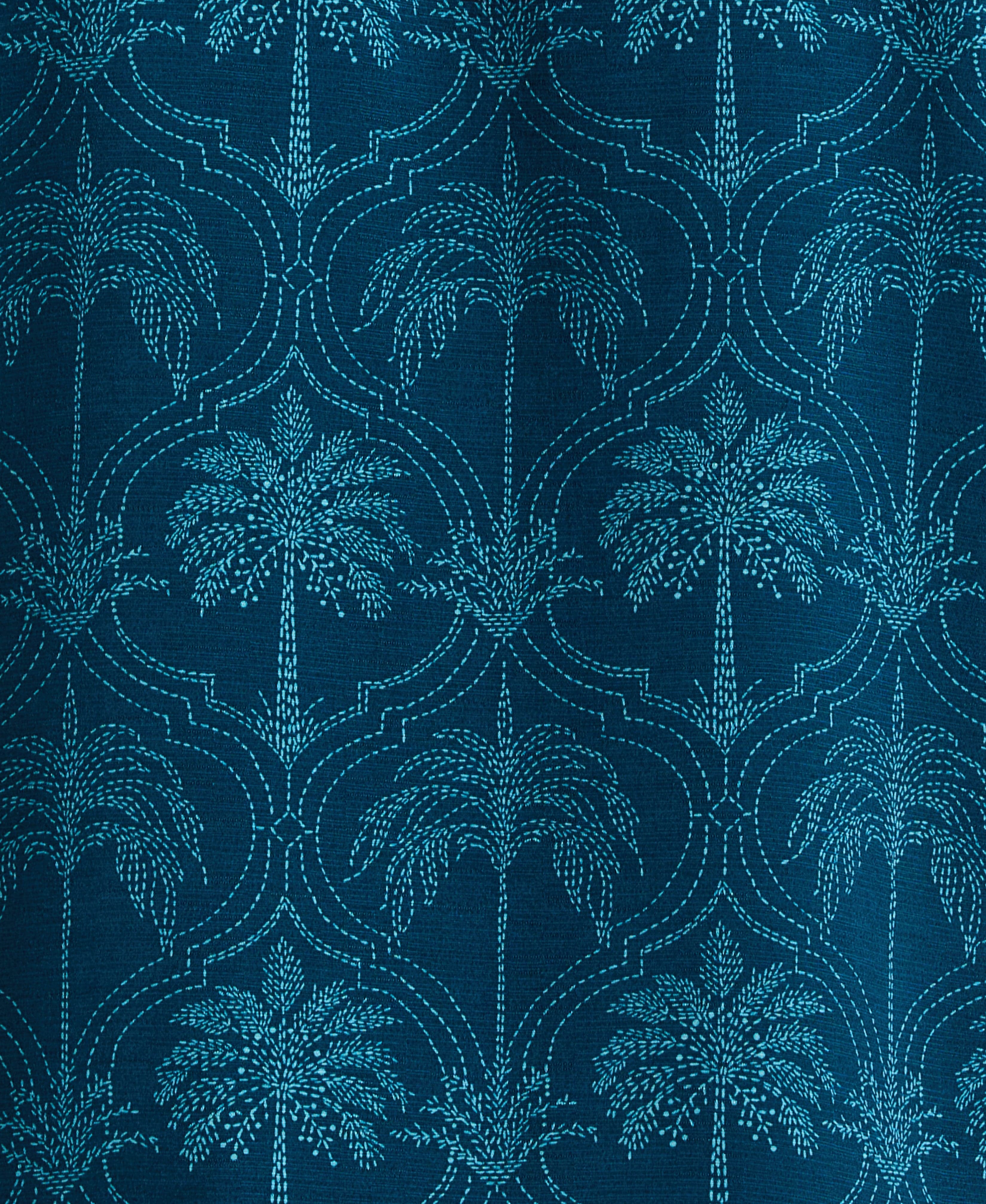 Big & Tall Viscose Medallion Palm Print Shirt - Image 7