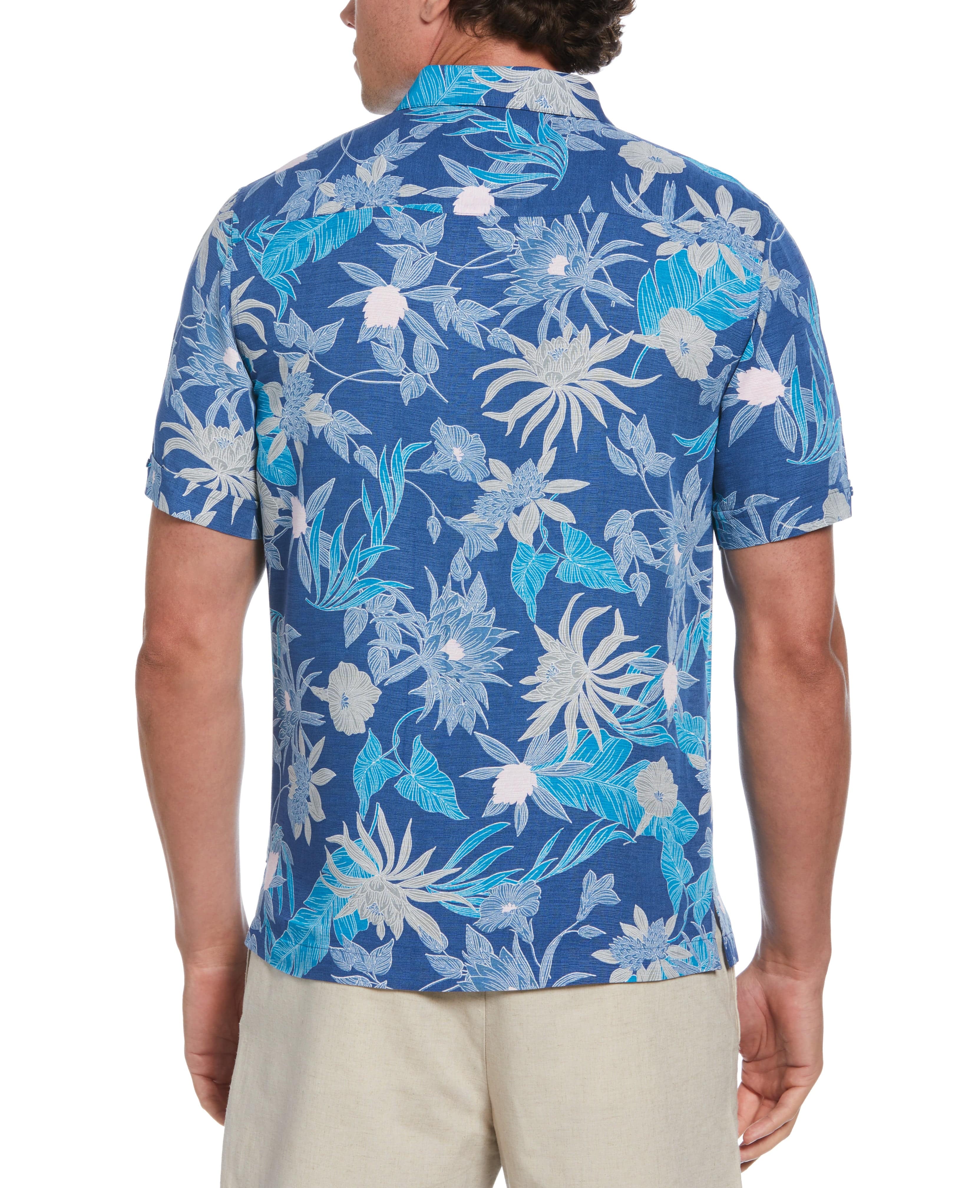 Big & Tall Botanical Print Shirt - Image 2