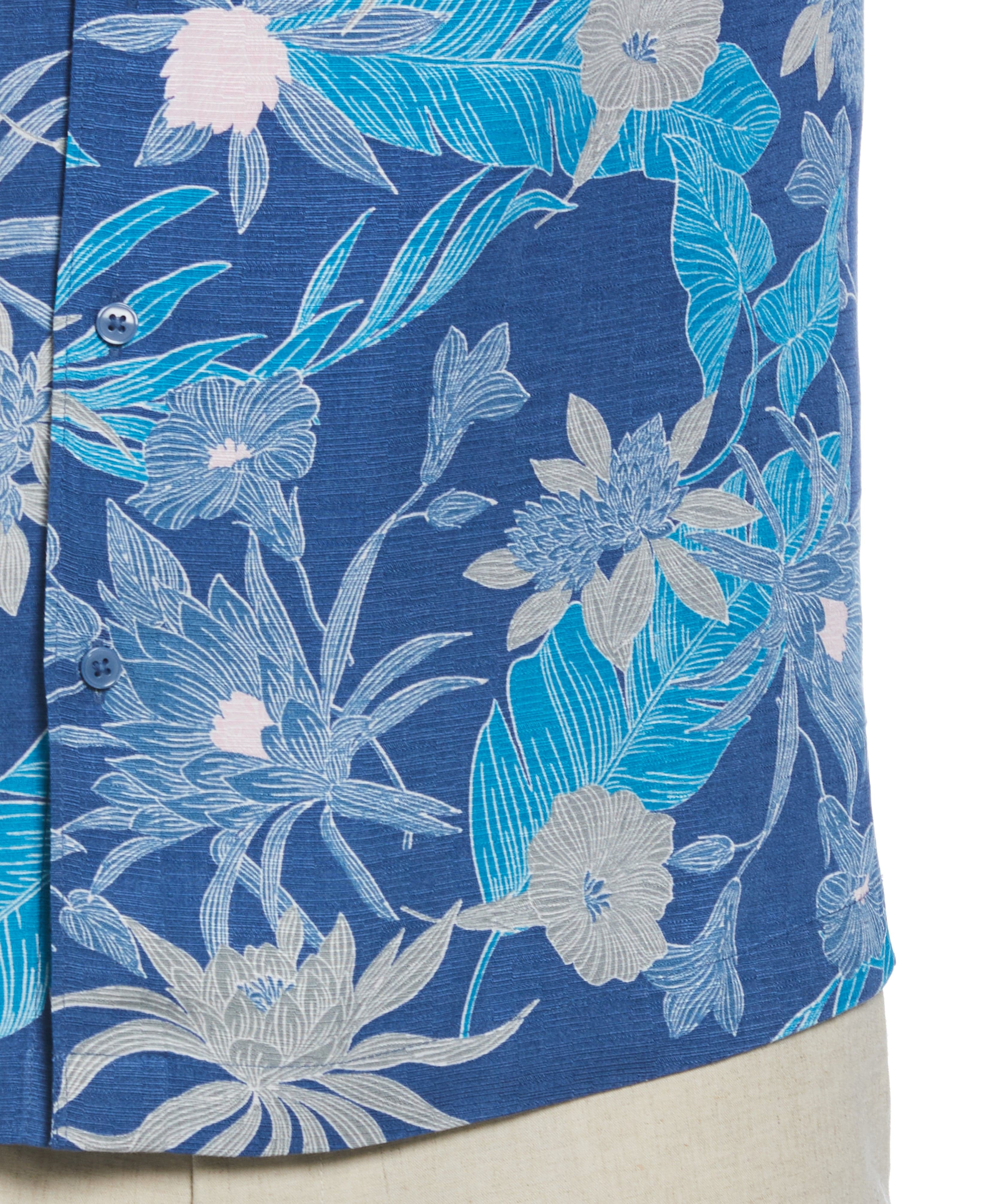Big & Tall Botanical Print Shirt - Image 4