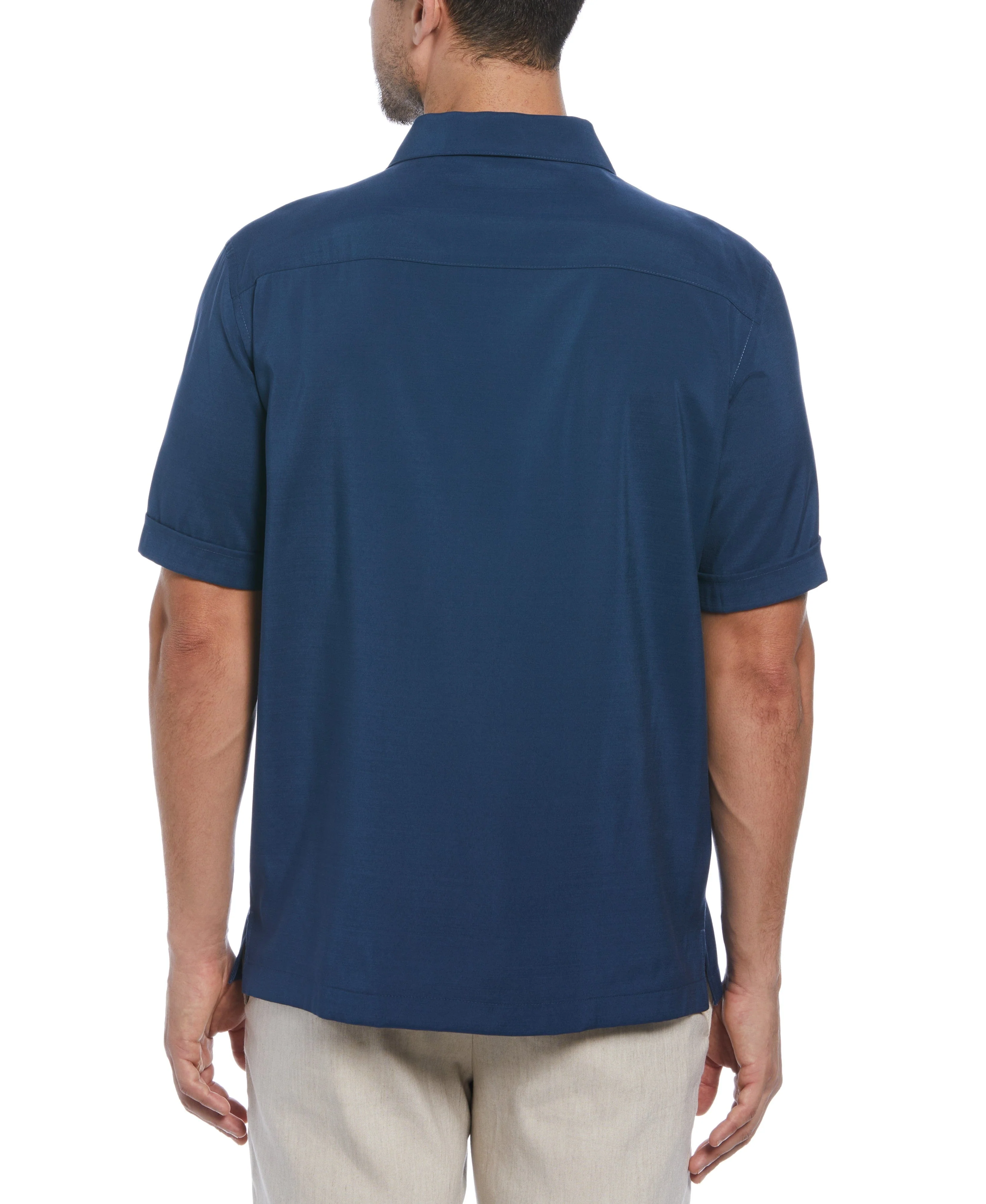 Camp Collar Retro Panel Shirt - Image 11