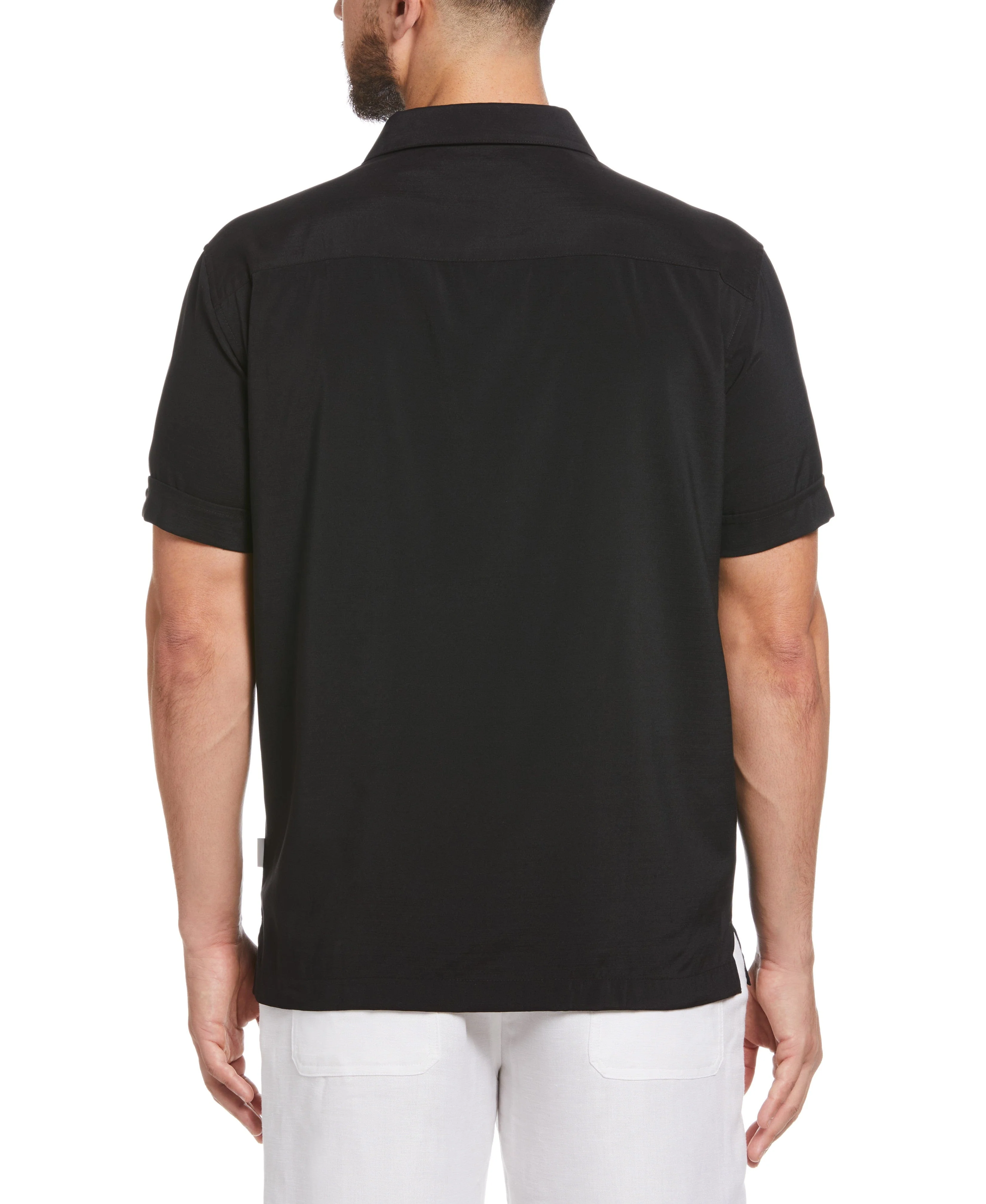 Camp Collar Retro Panel Shirt - Image 7