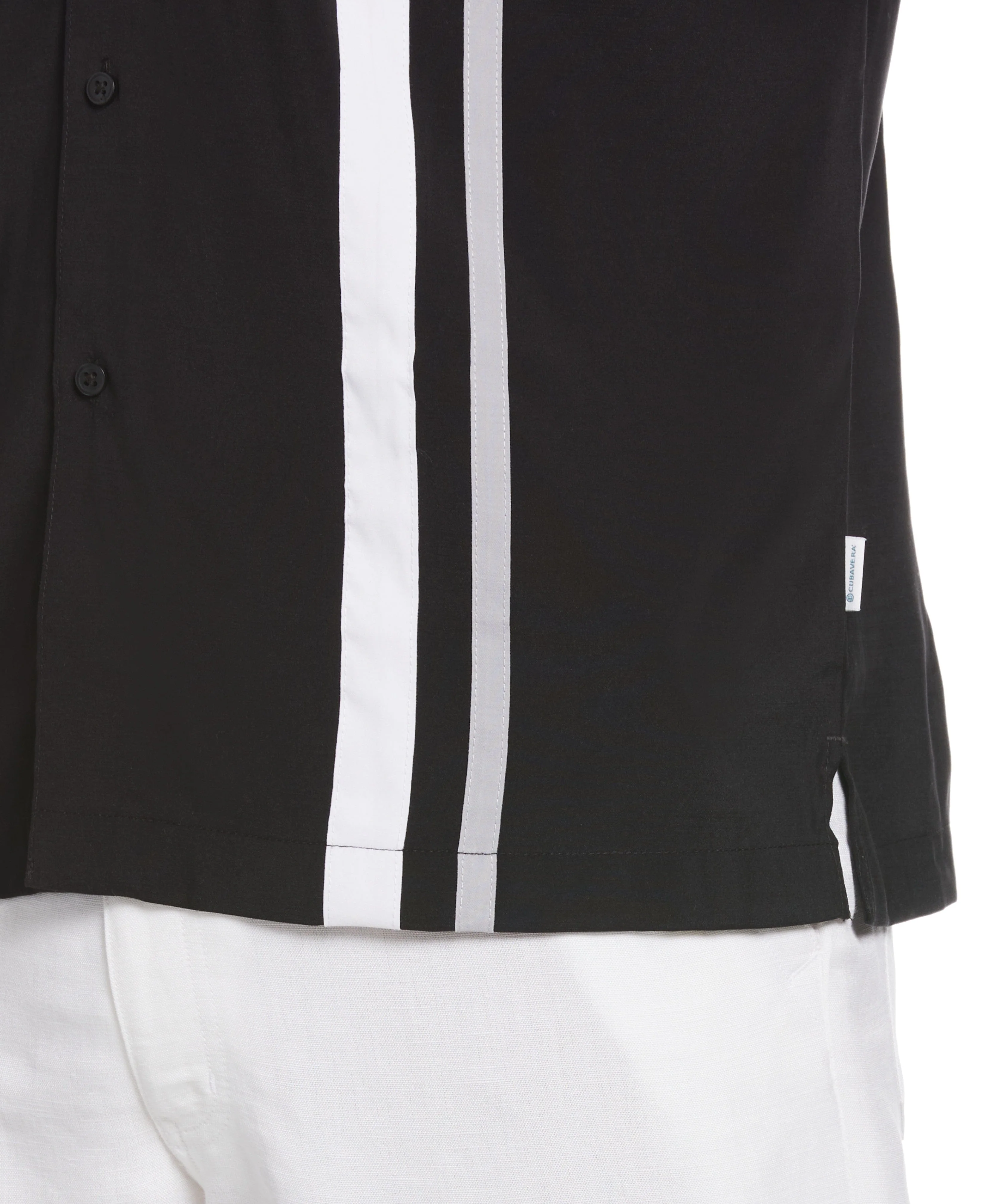Camp Collar Retro Panel Shirt - Image 8