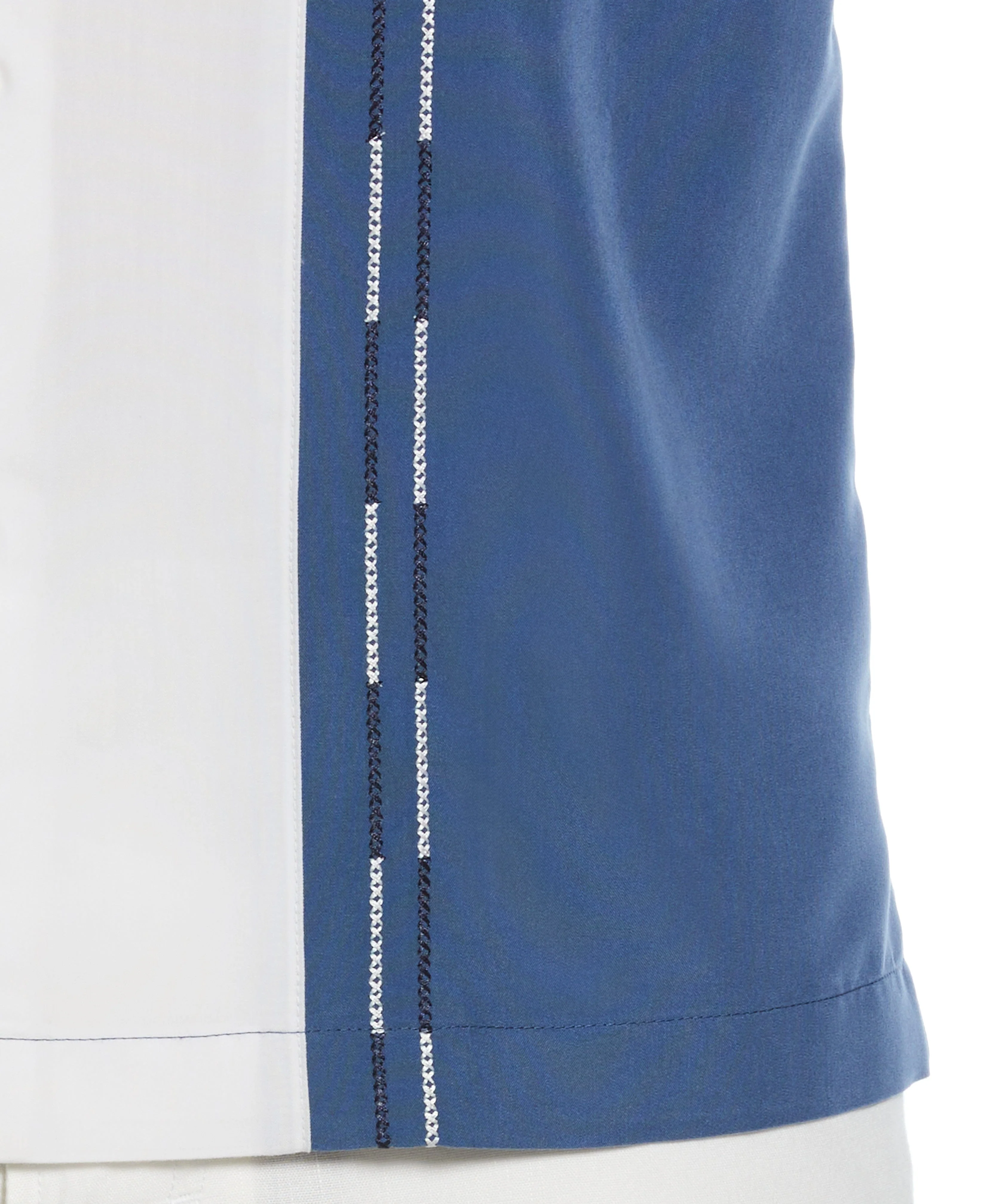 Color Block Embroidery Shirt - Image 4