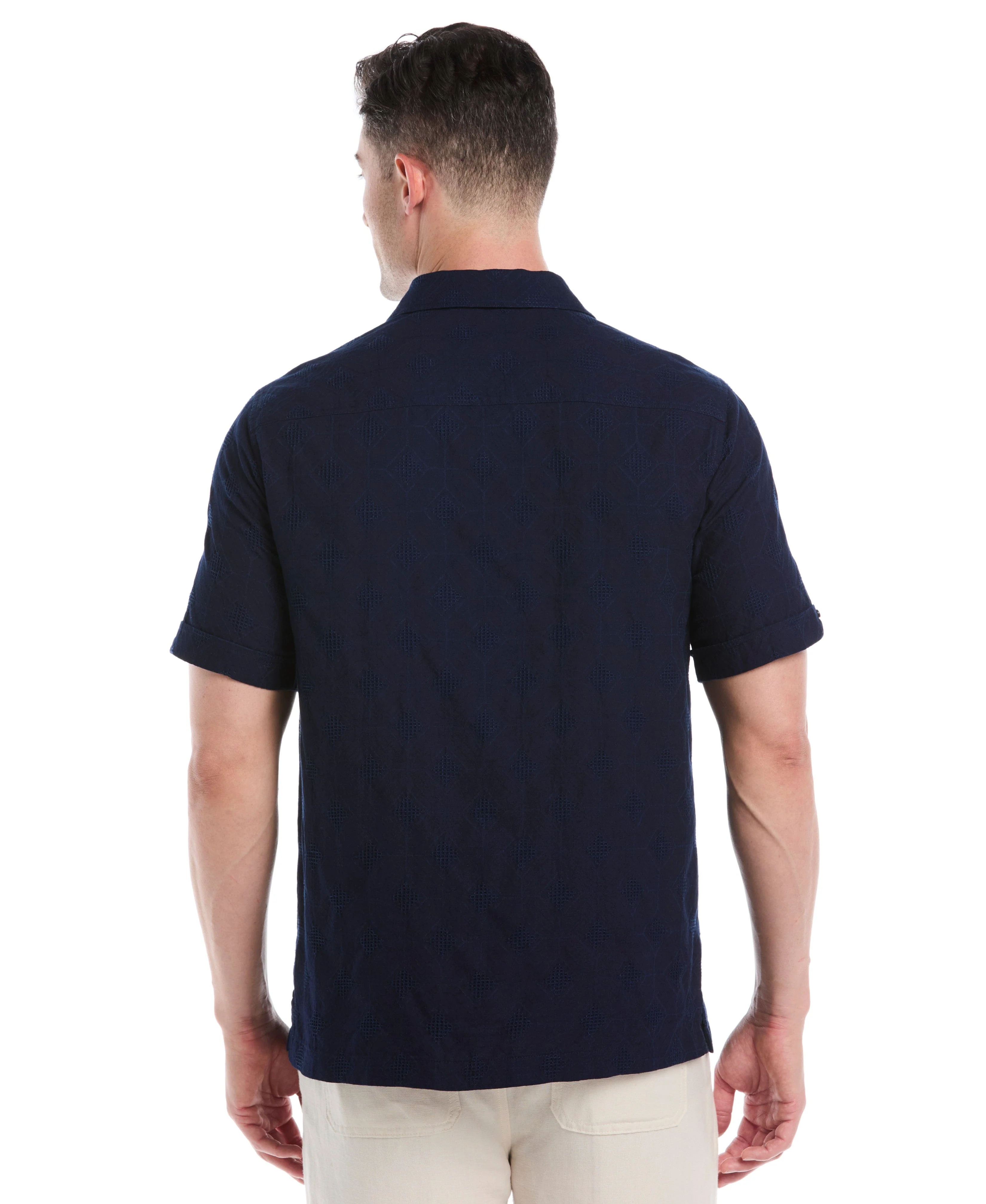 Cotton Medallion Dobby Shirt - Image 3