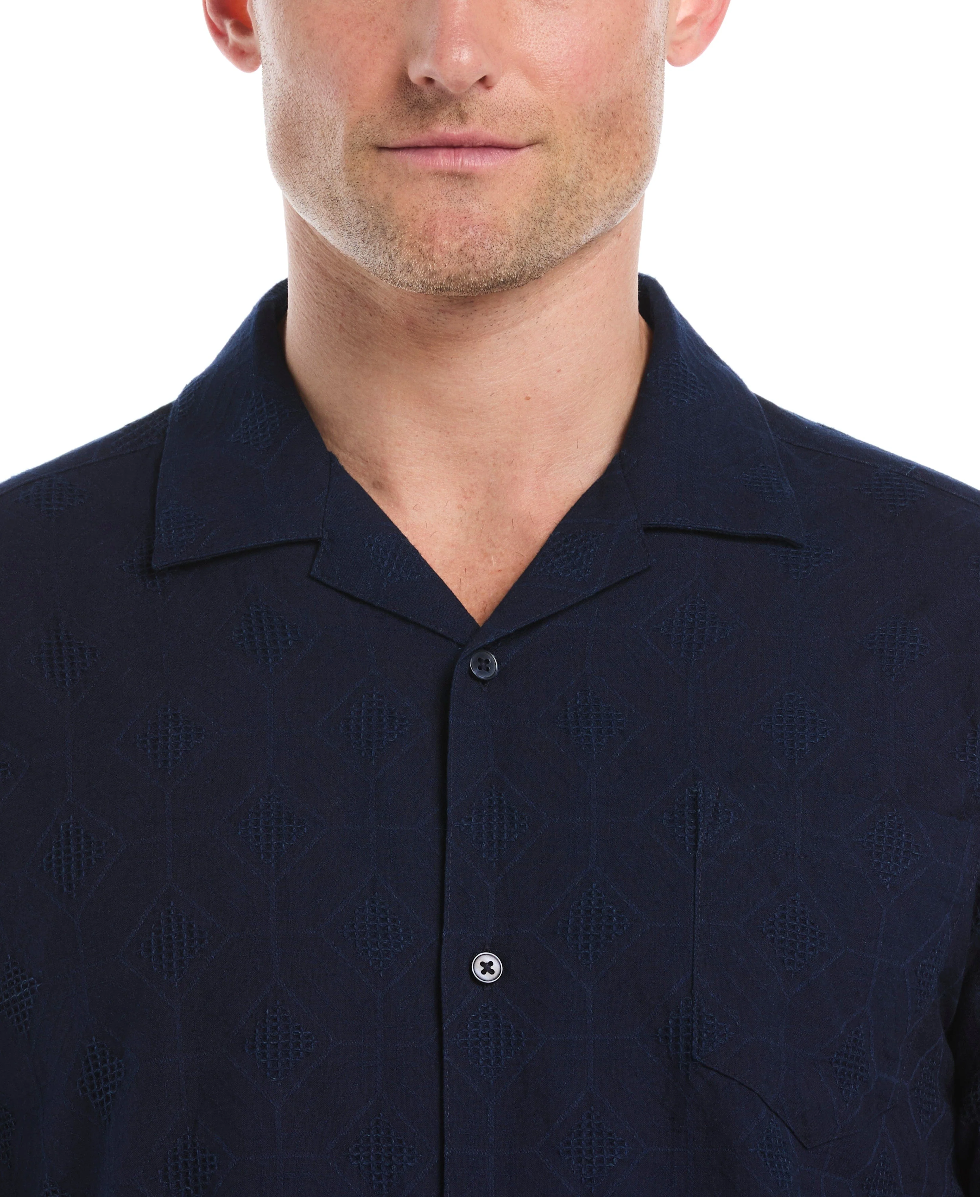 Cotton Medallion Dobby Shirt - Image 6