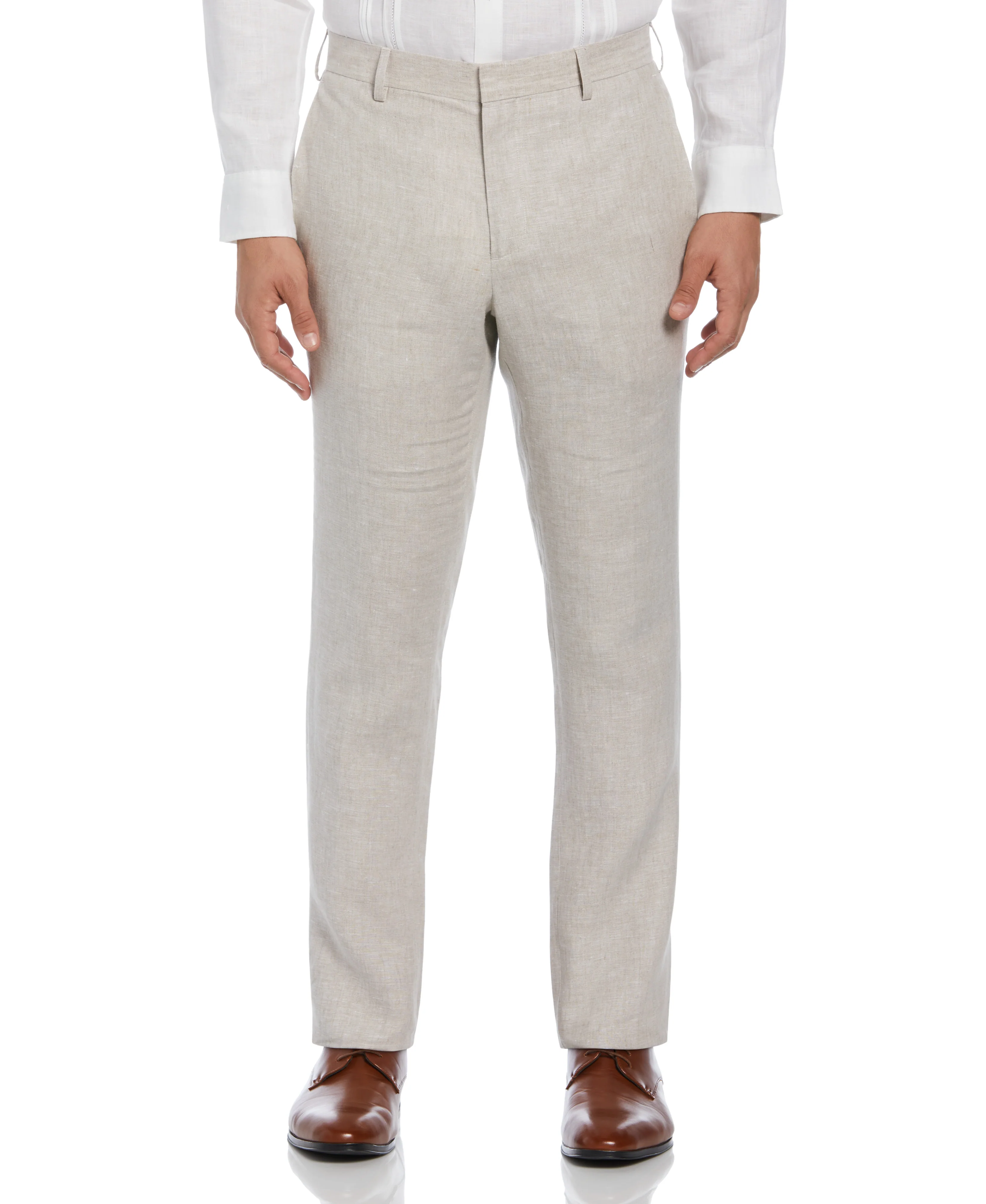 Delave Linen Flat Front Pant - Image 10