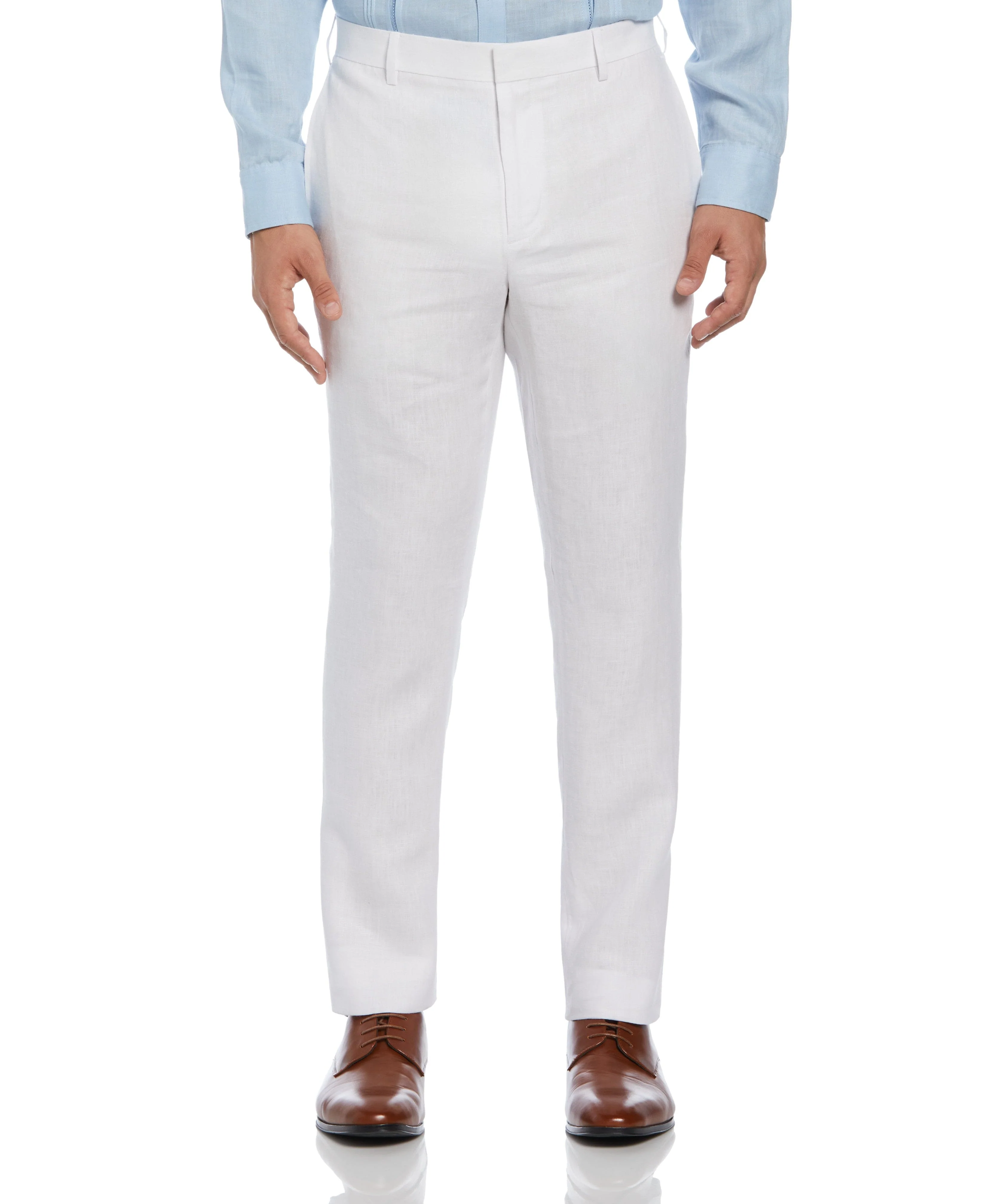 Delave Linen Flat Front Pant - Image 19