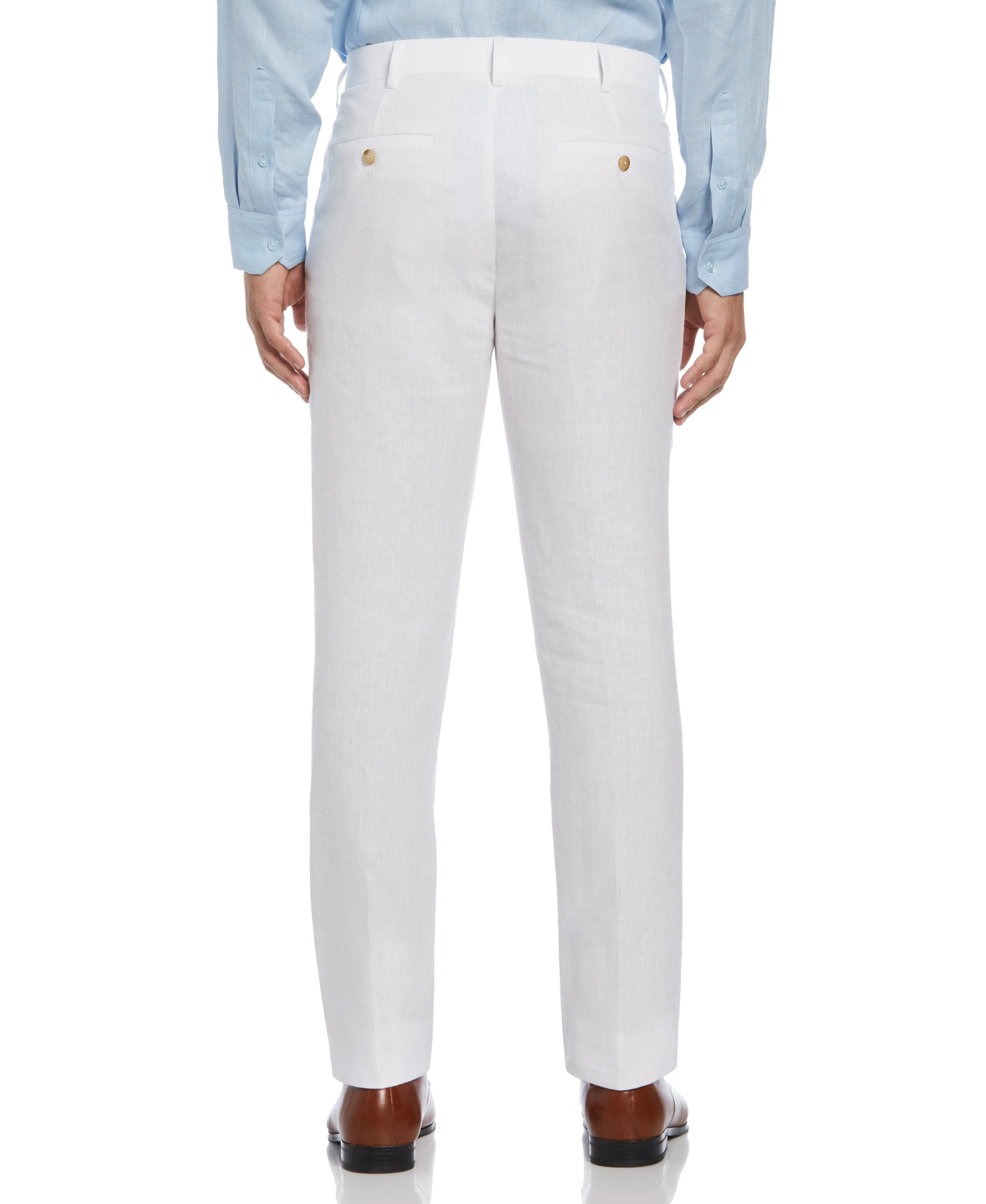 Delave Linen Flat Front Pant - Image 20