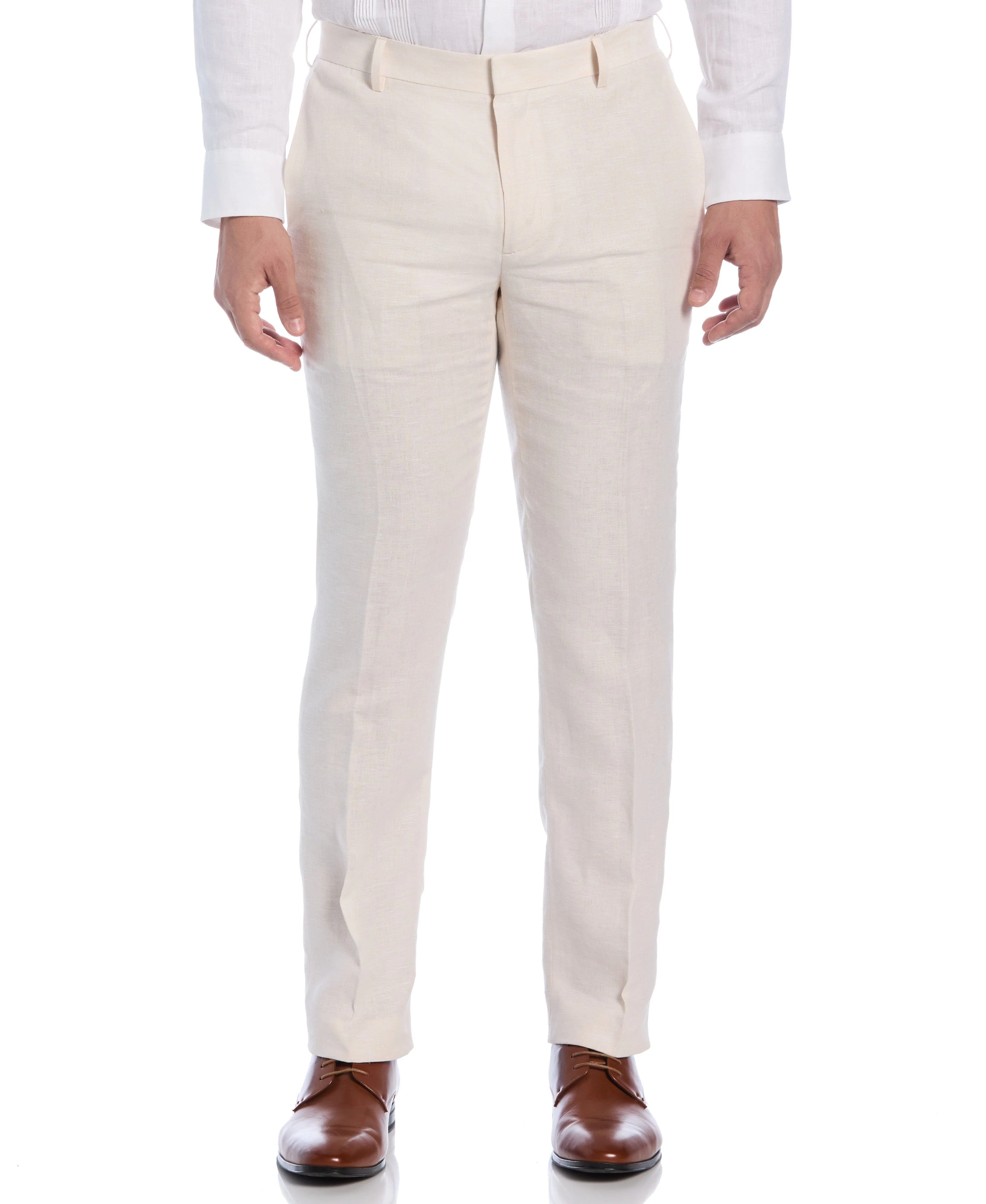 Delave Linen Flat Front Pant - Image 25