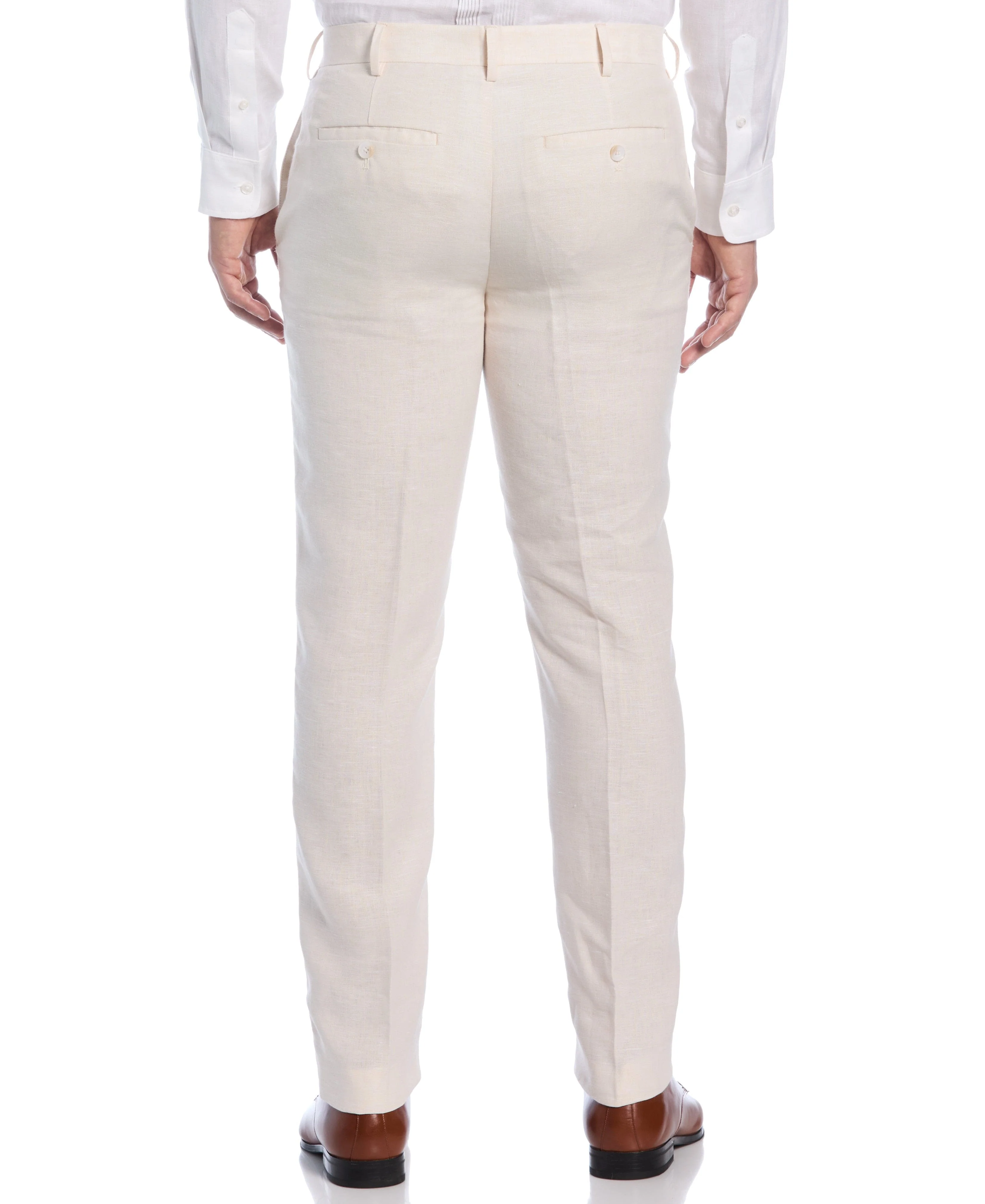 Delave Linen Flat Front Pant - Image 26