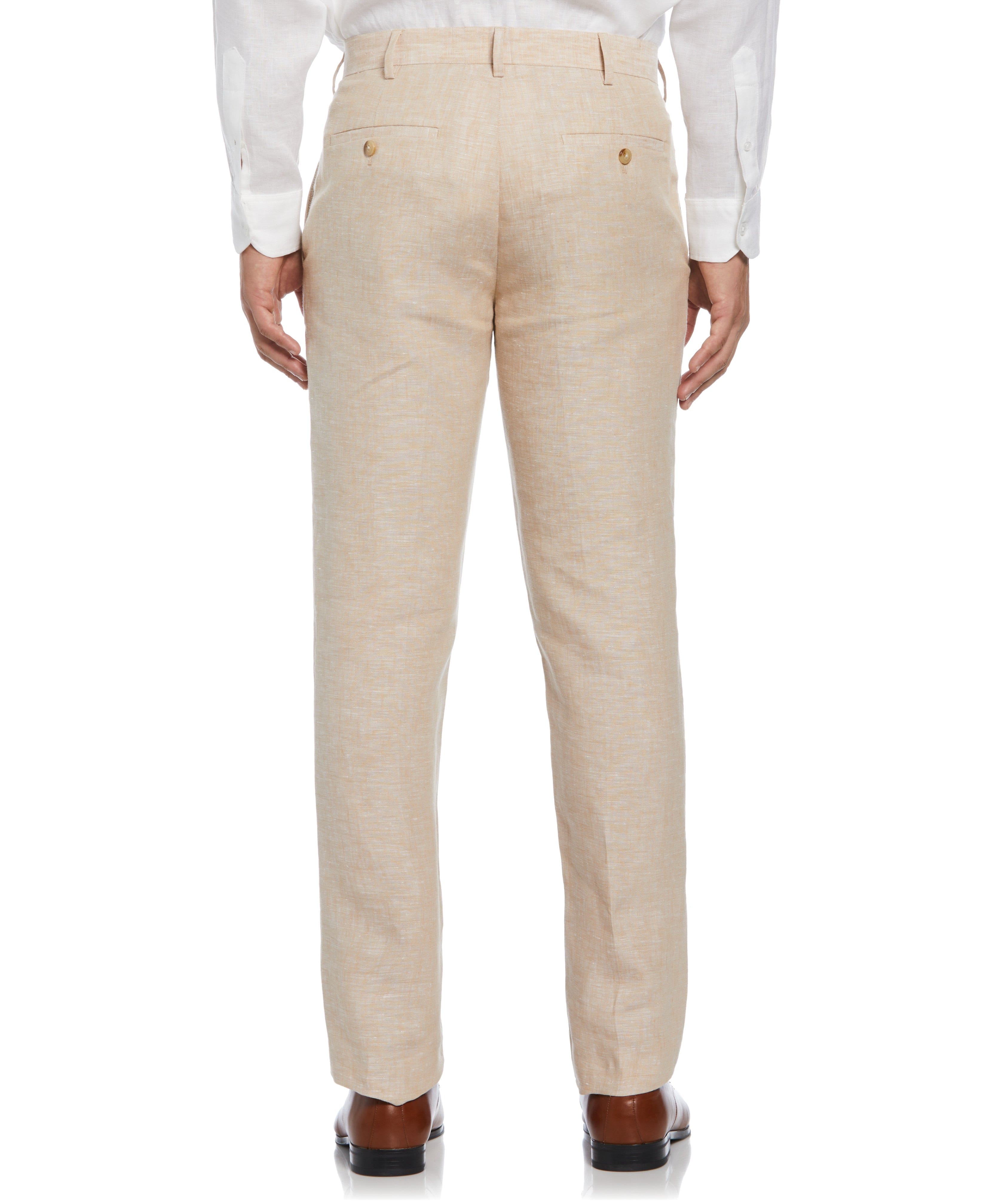 Delave Linen Flat Front Pant - Image 8