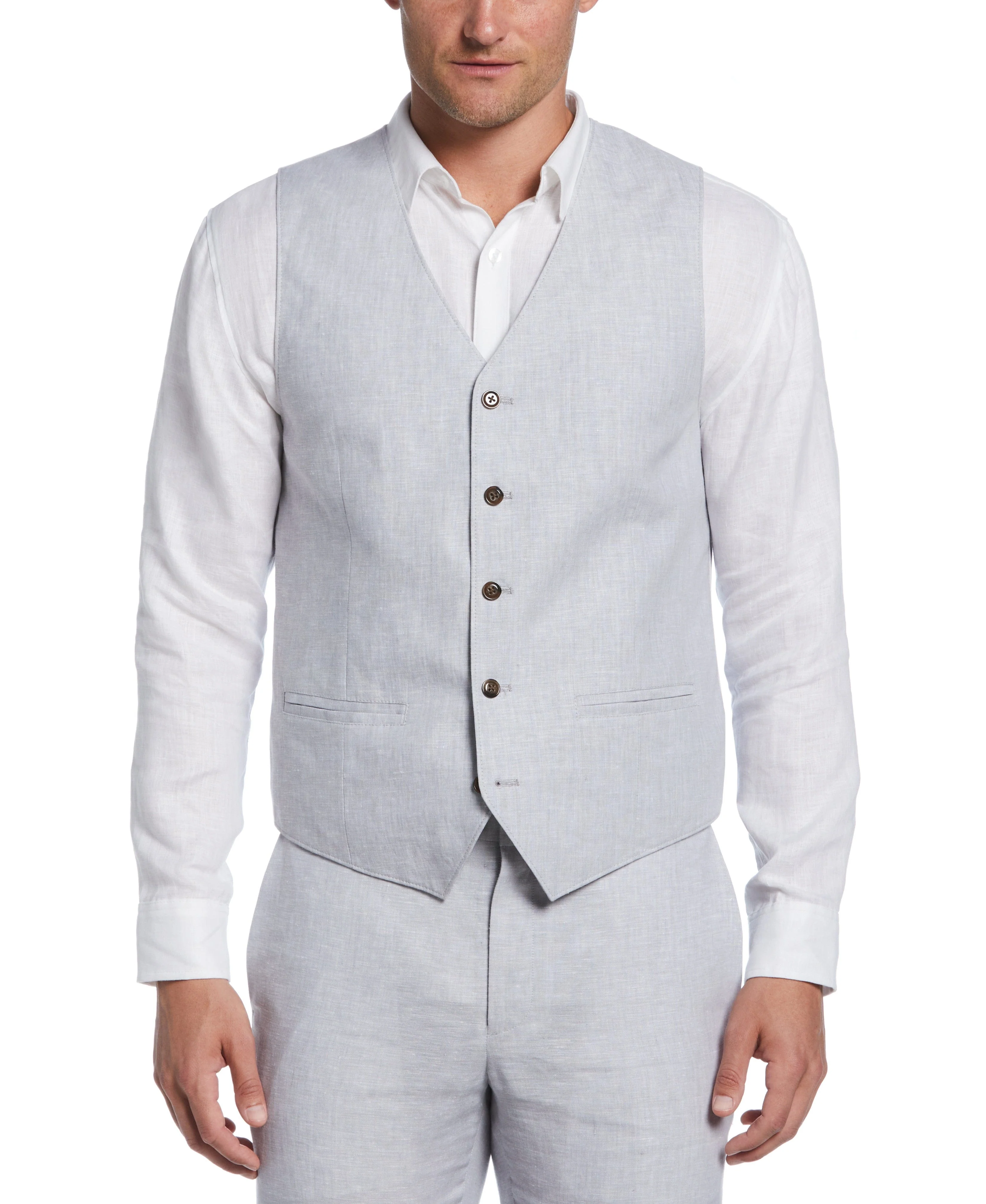 Delave Linen Vest - Image 4