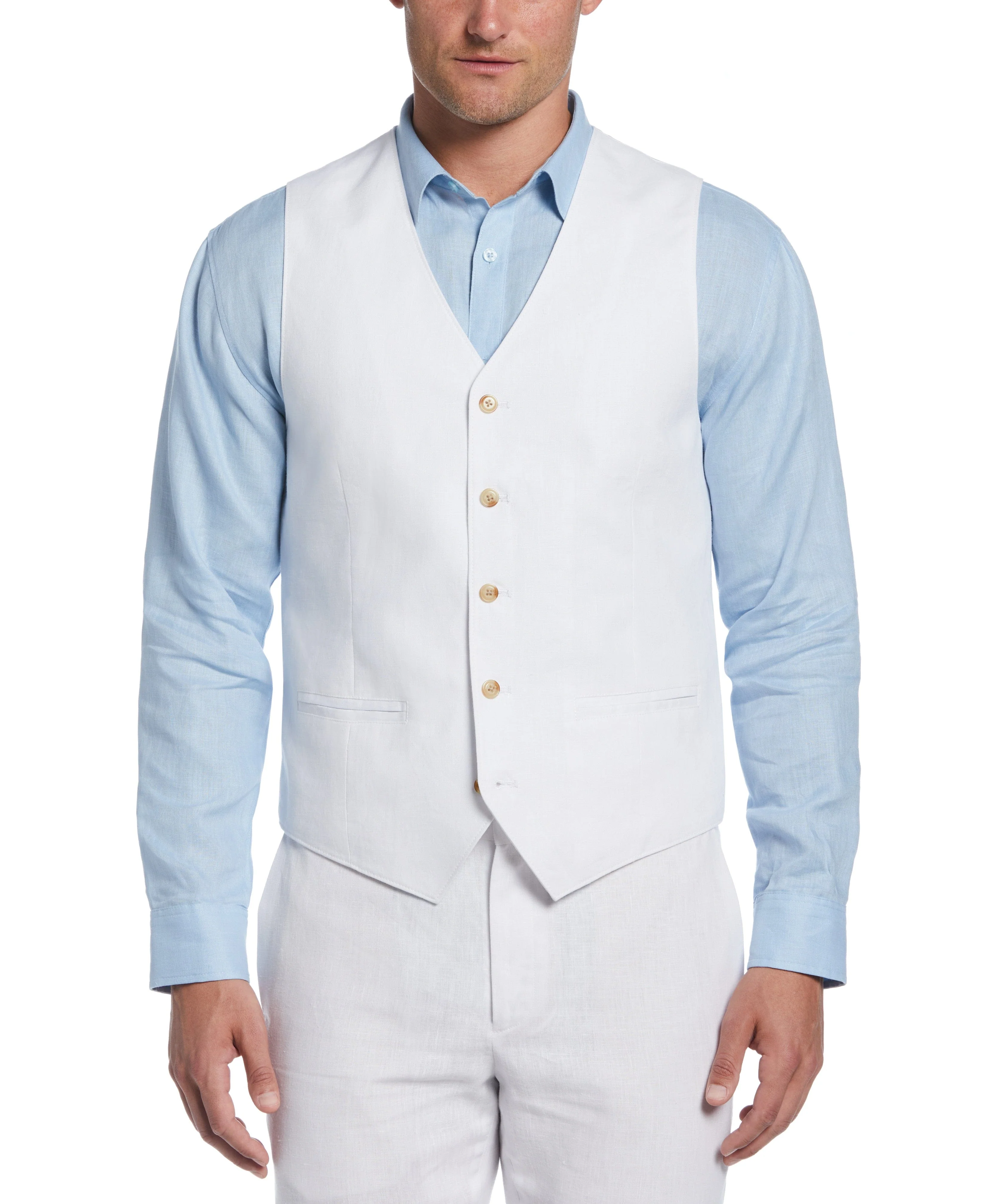 Delave Linen Vest - Image 6