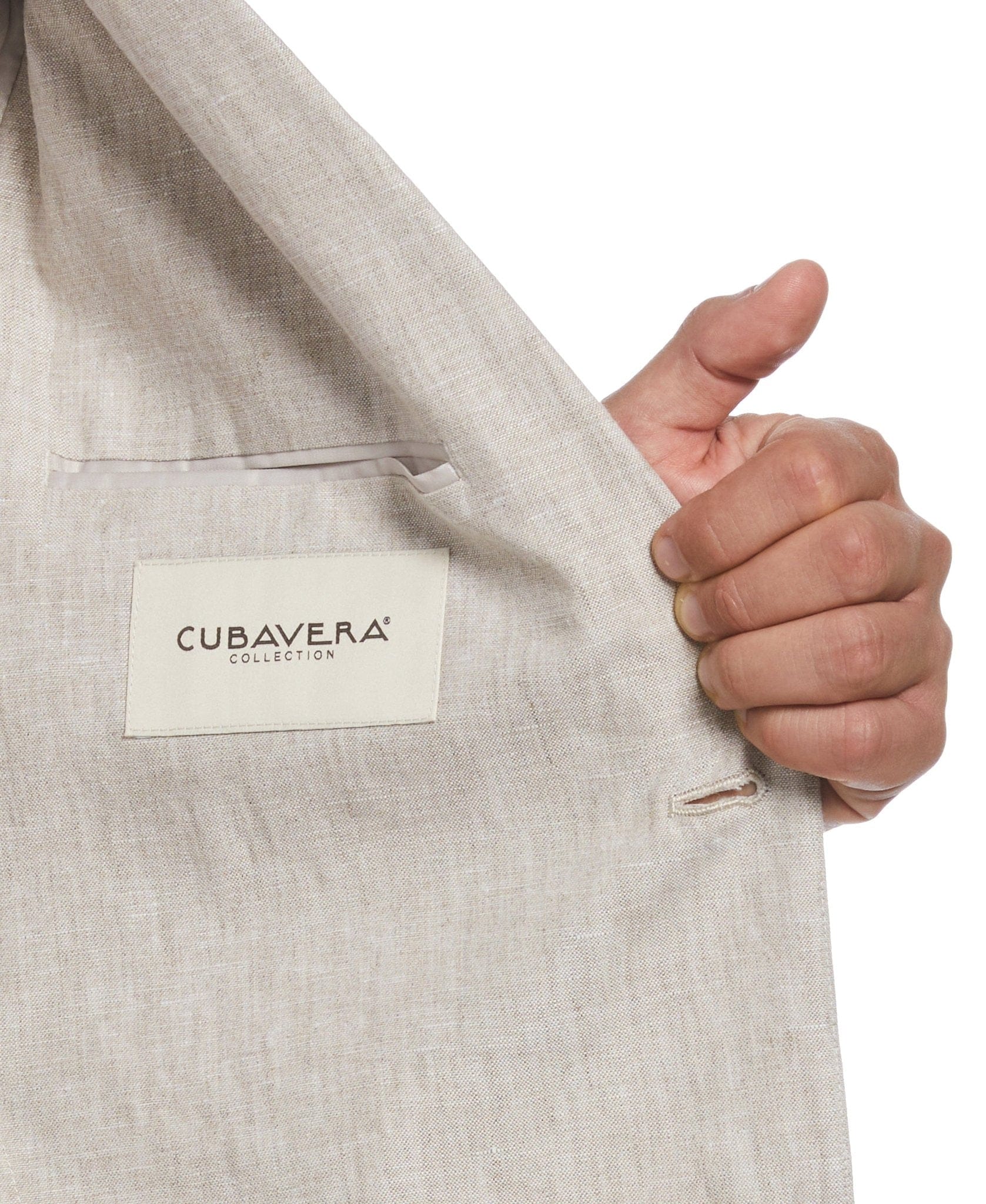 Delave Natural Linen Suit - Image 6