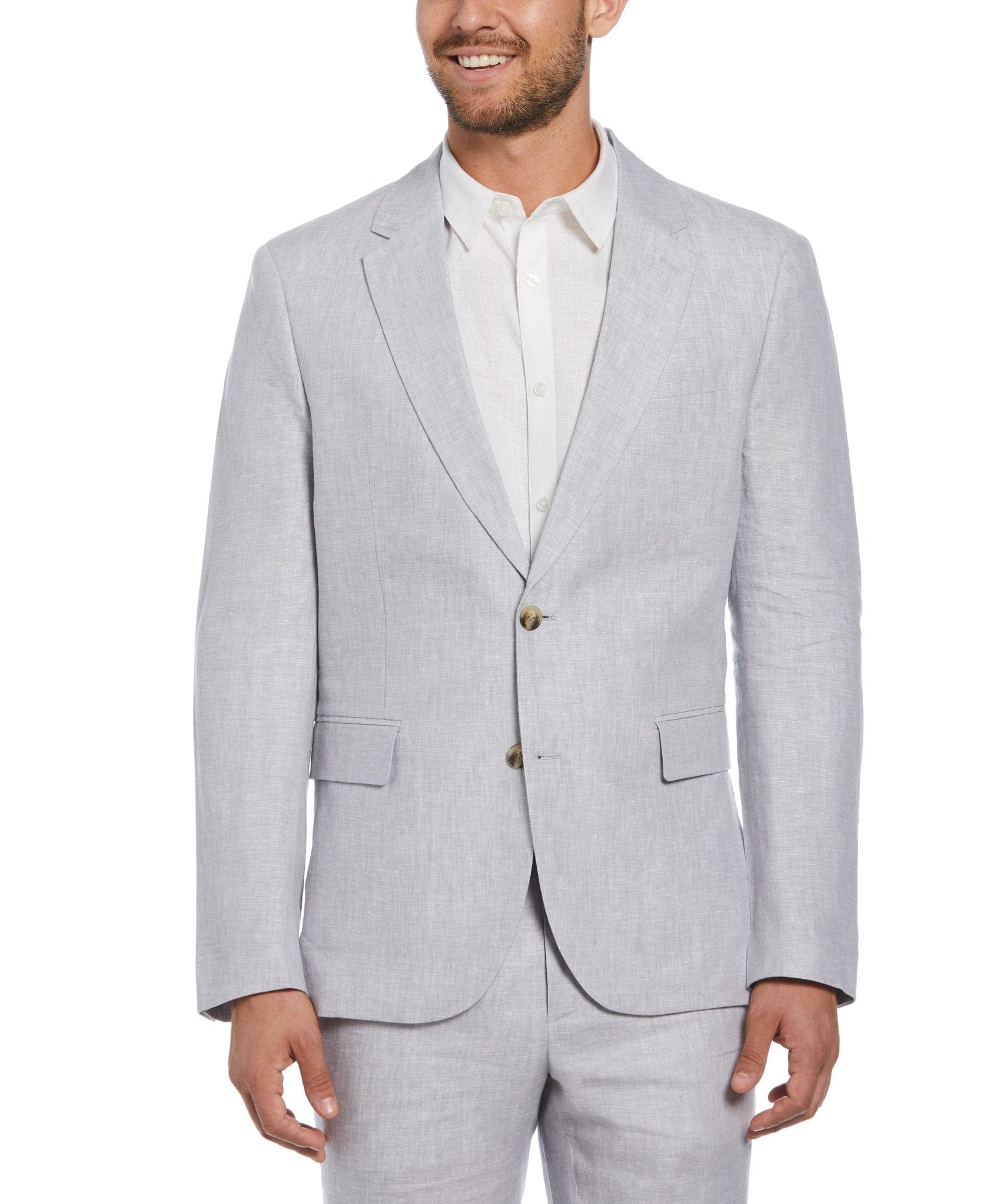 Delave Sleet Linen Suit - Image 3