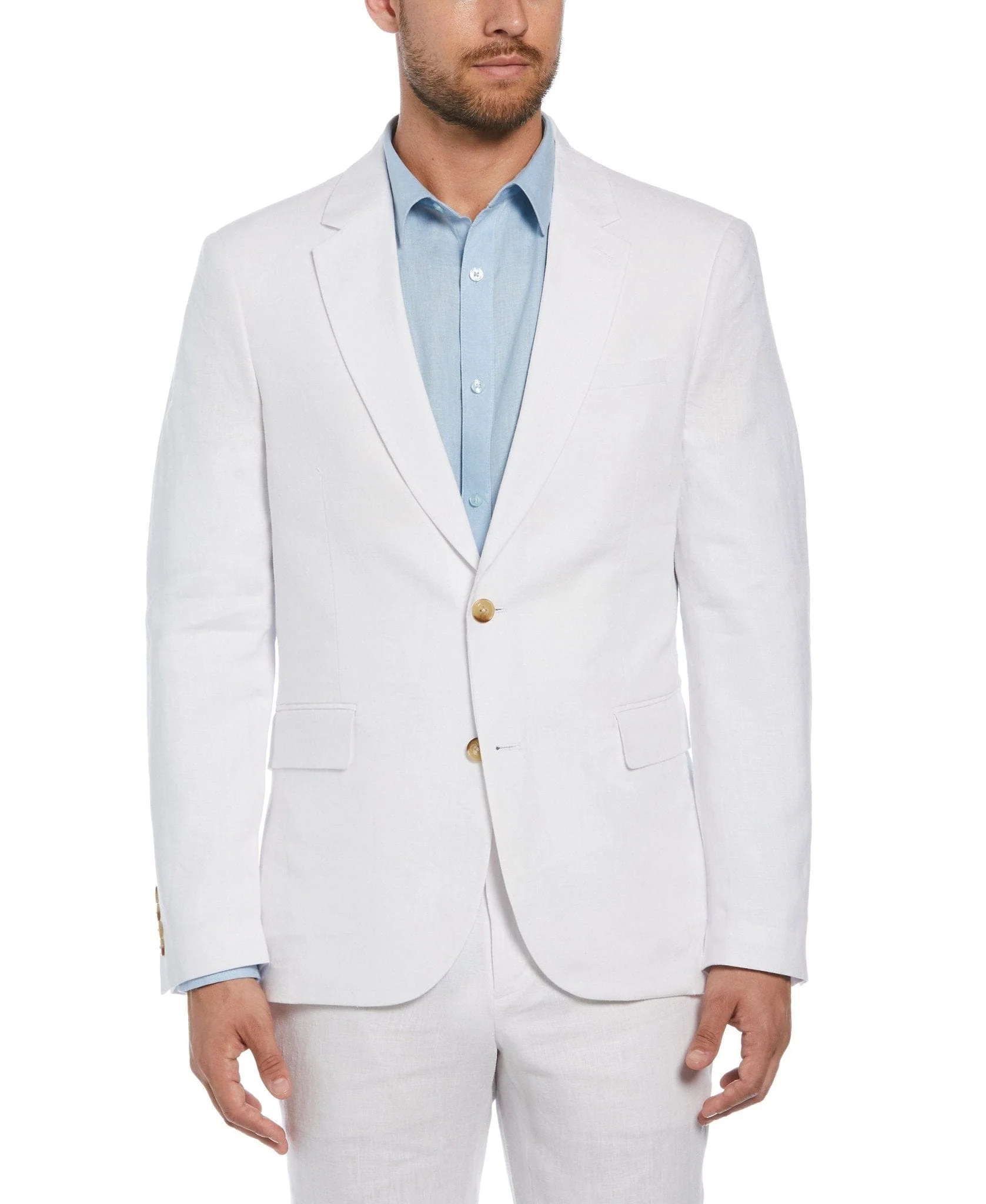 Delave White Linen Suit - Image 3
