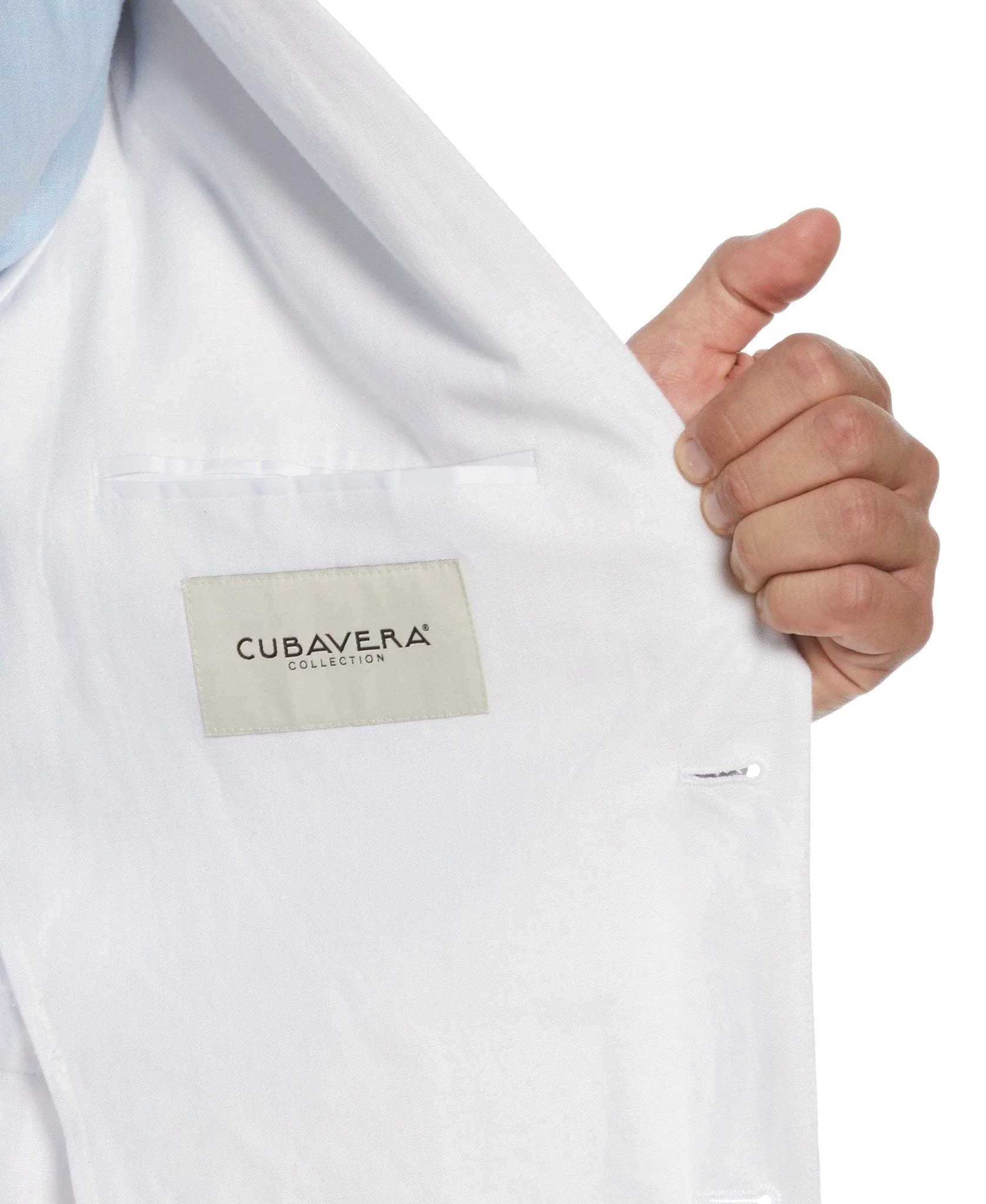 Delave White Linen Suit - Image 5