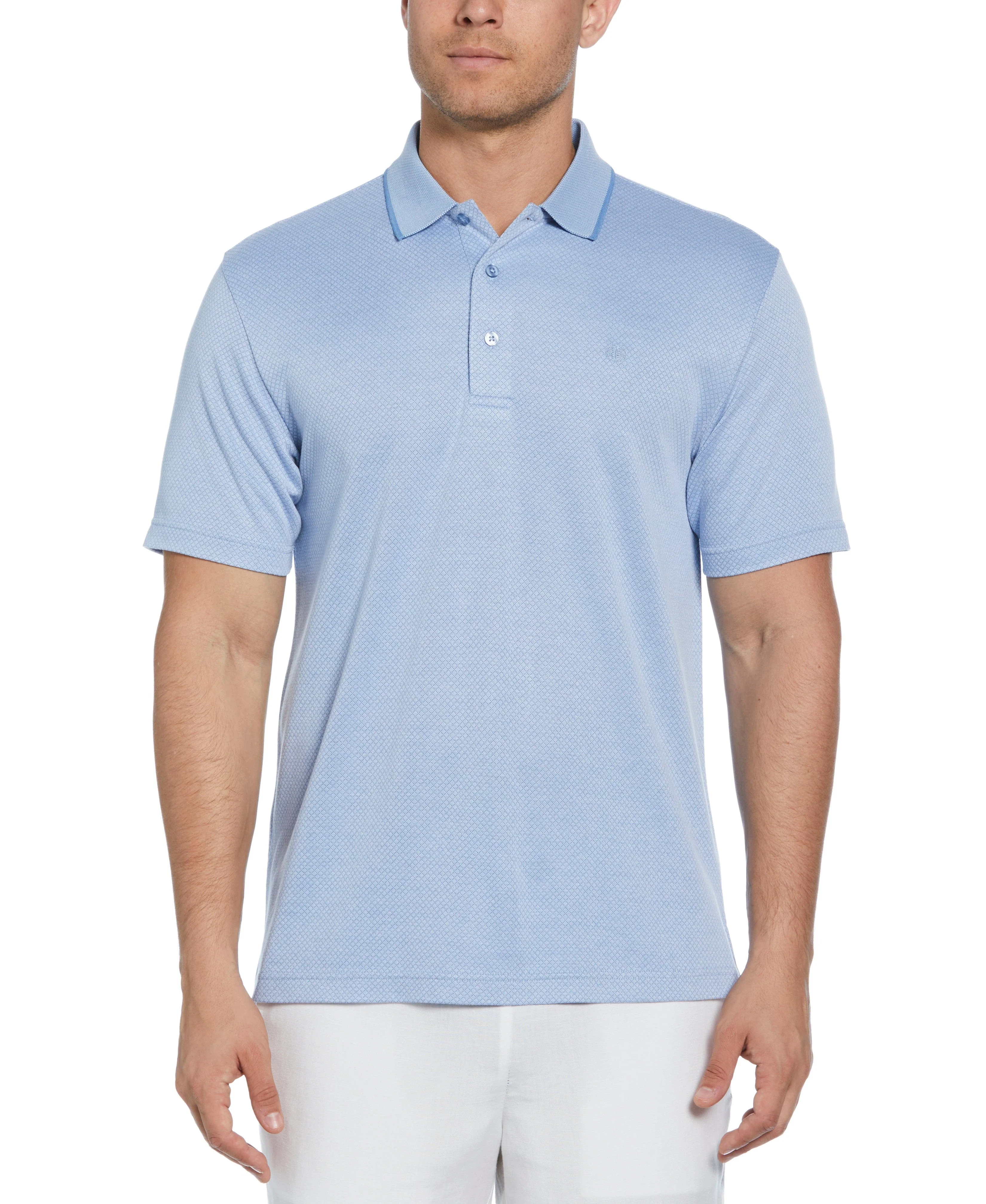 Diamond Jacquard Polo Shirt - Image 11