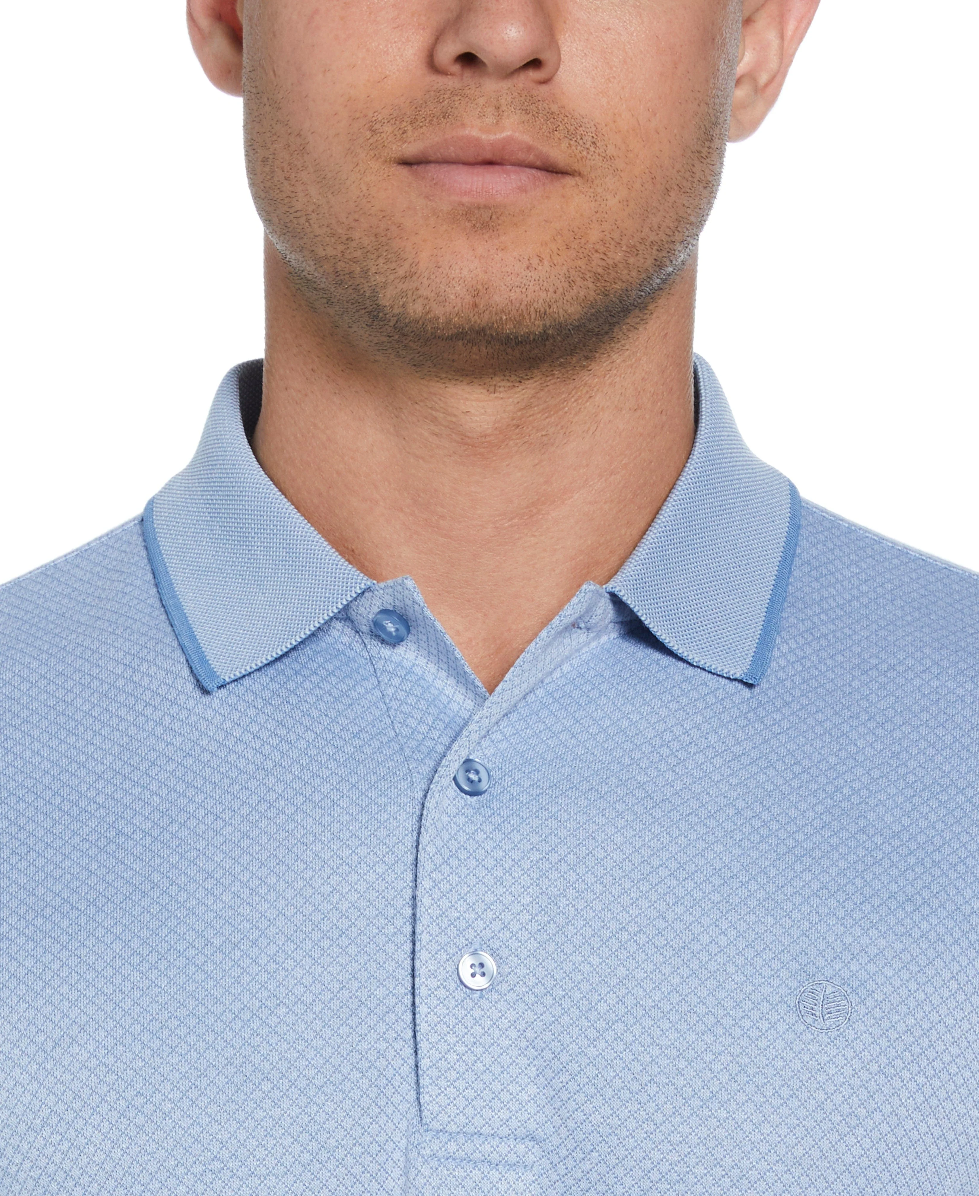 Diamond Jacquard Polo Shirt - Image 14