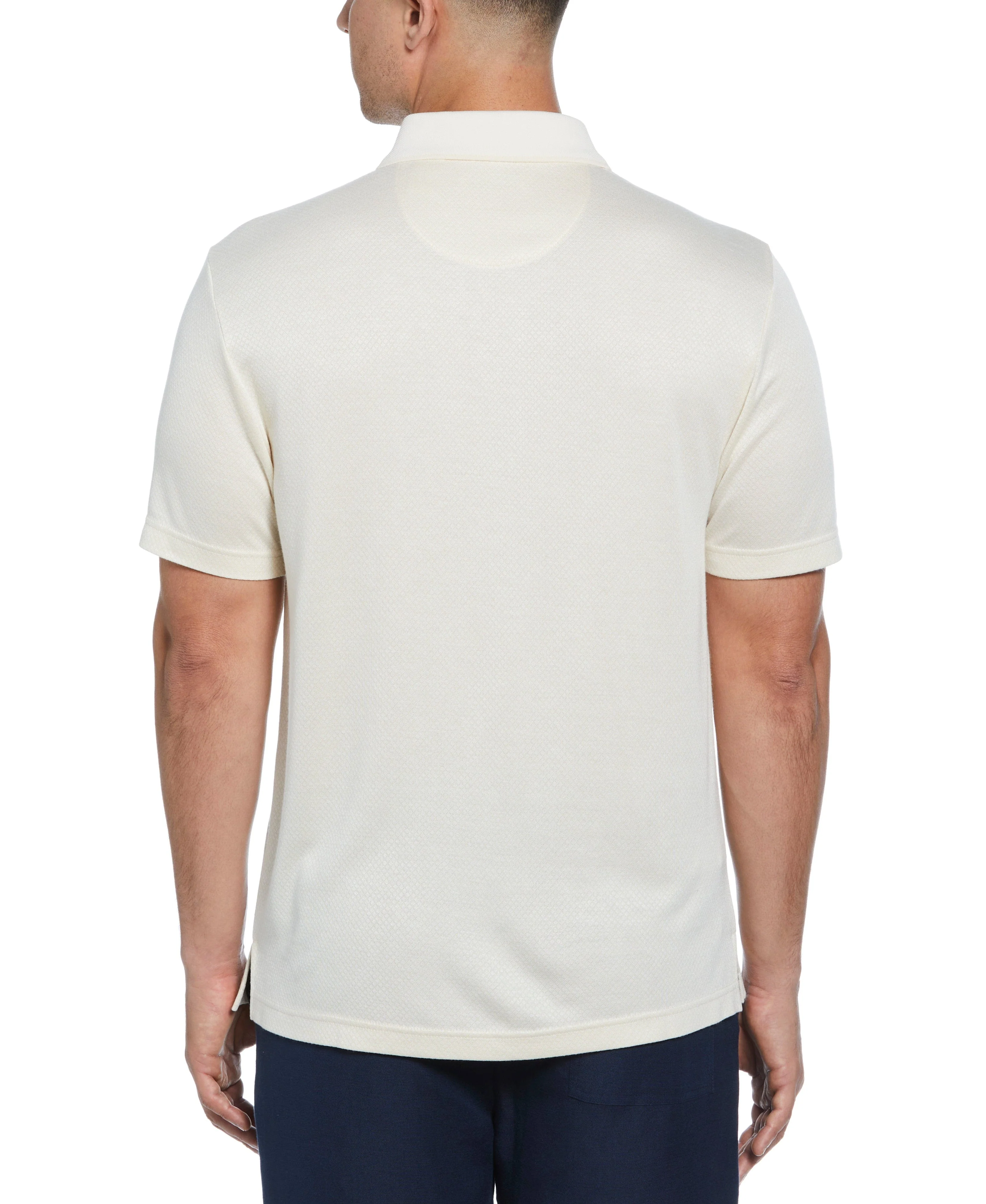 Diamond Jacquard Polo Shirt - Image 17