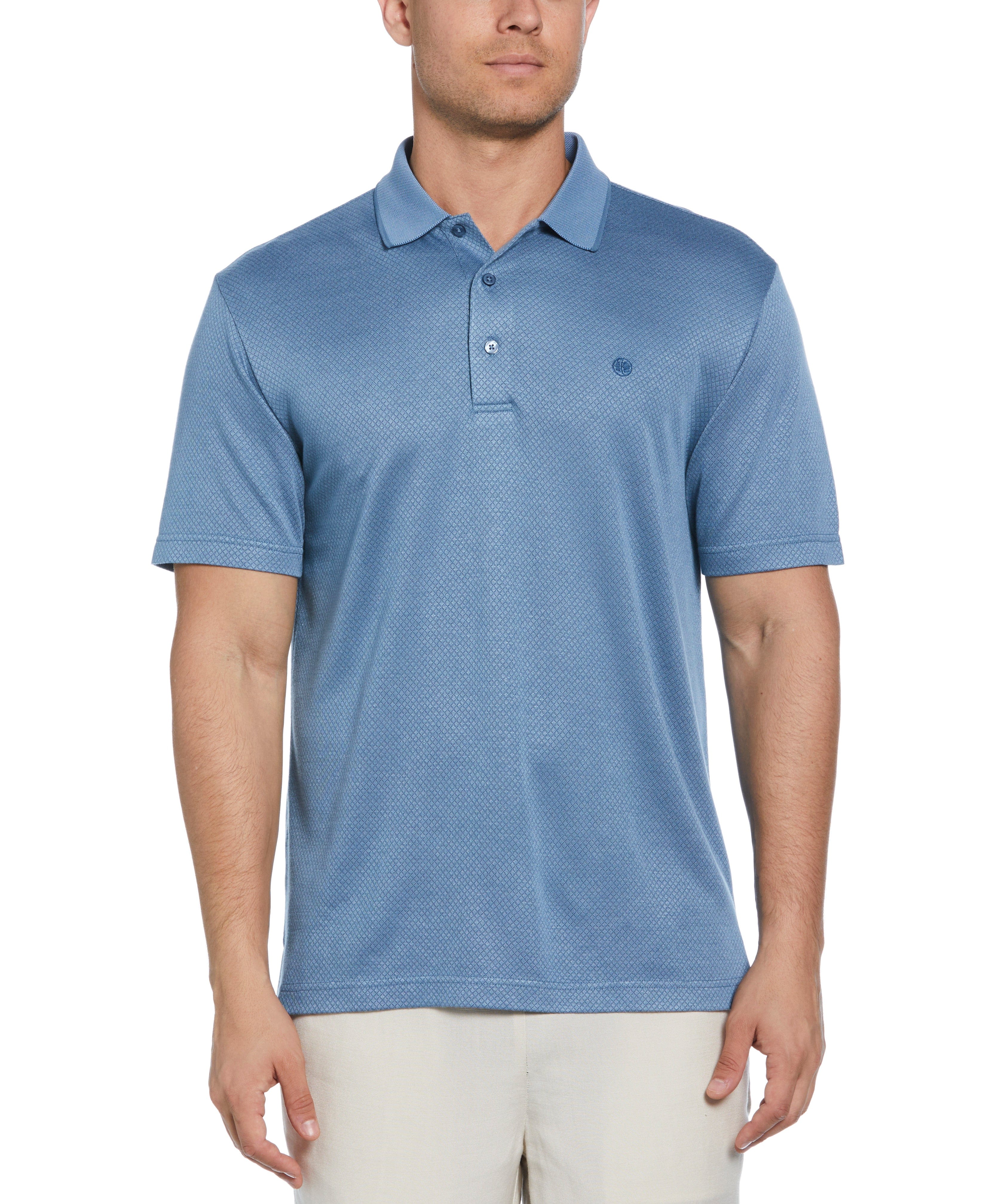 Diamond Jacquard Polo Shirt - Image 6