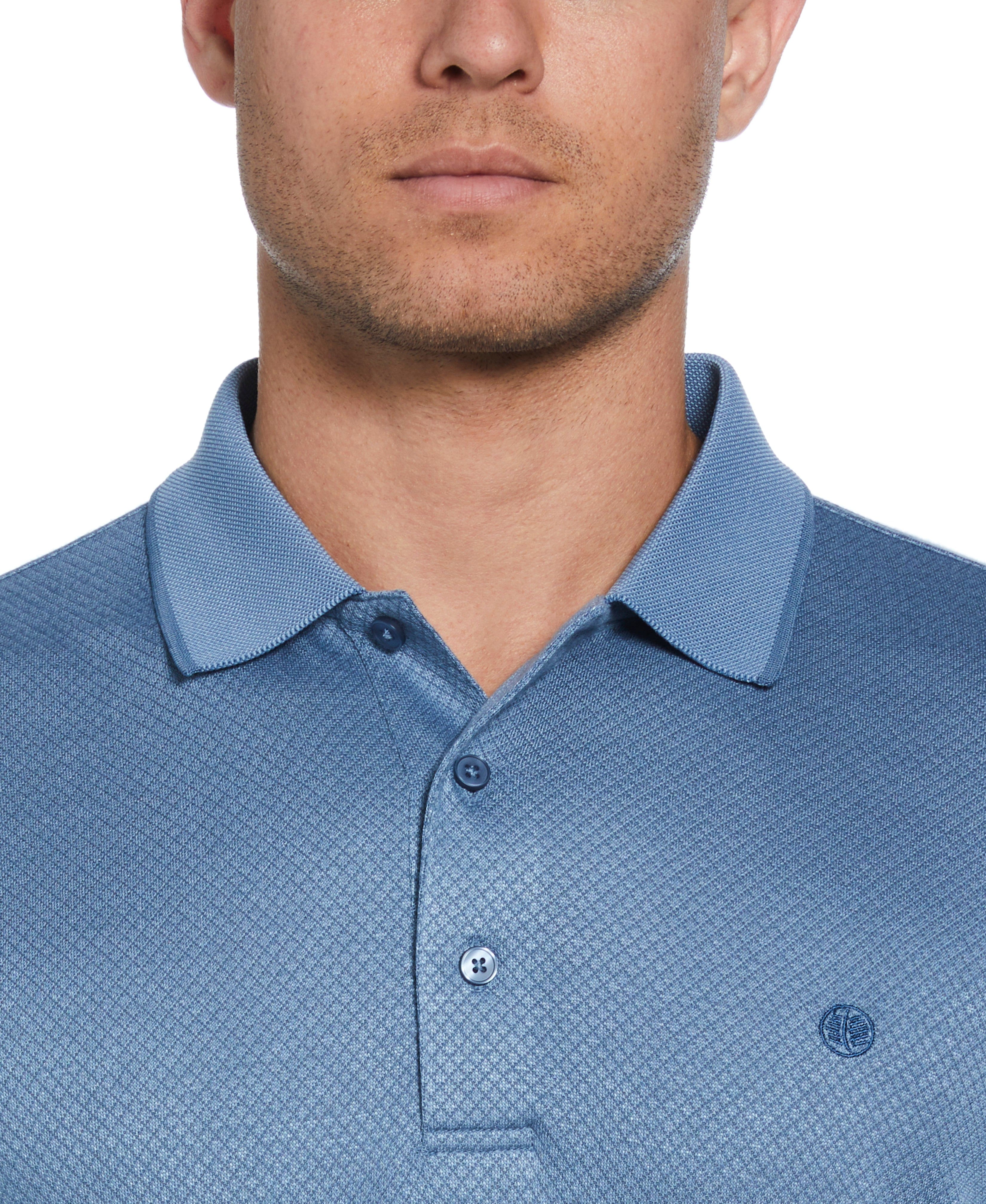 Diamond Jacquard Polo Shirt - Image 9