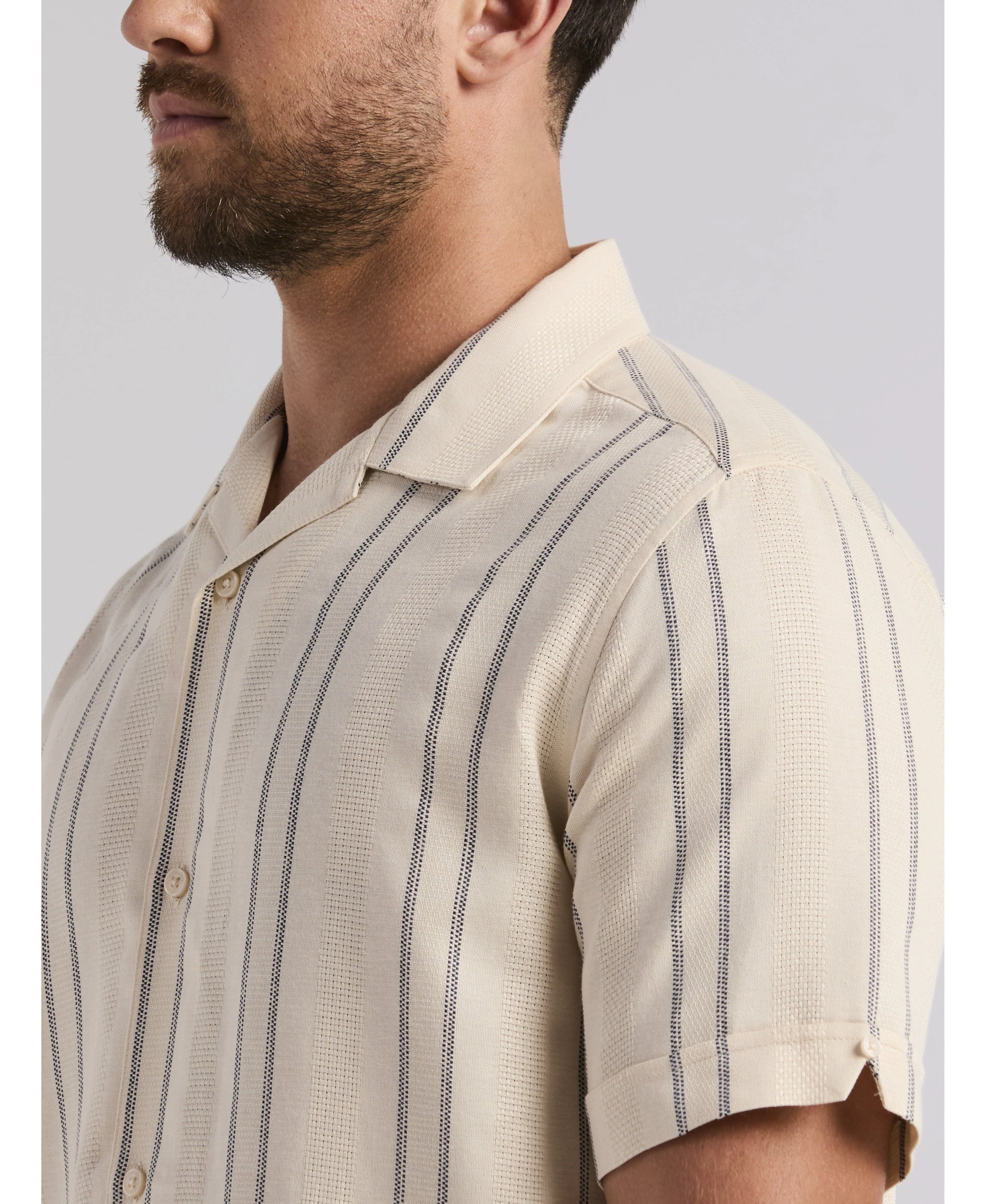 Dobby Stripe Shirt - Image 4