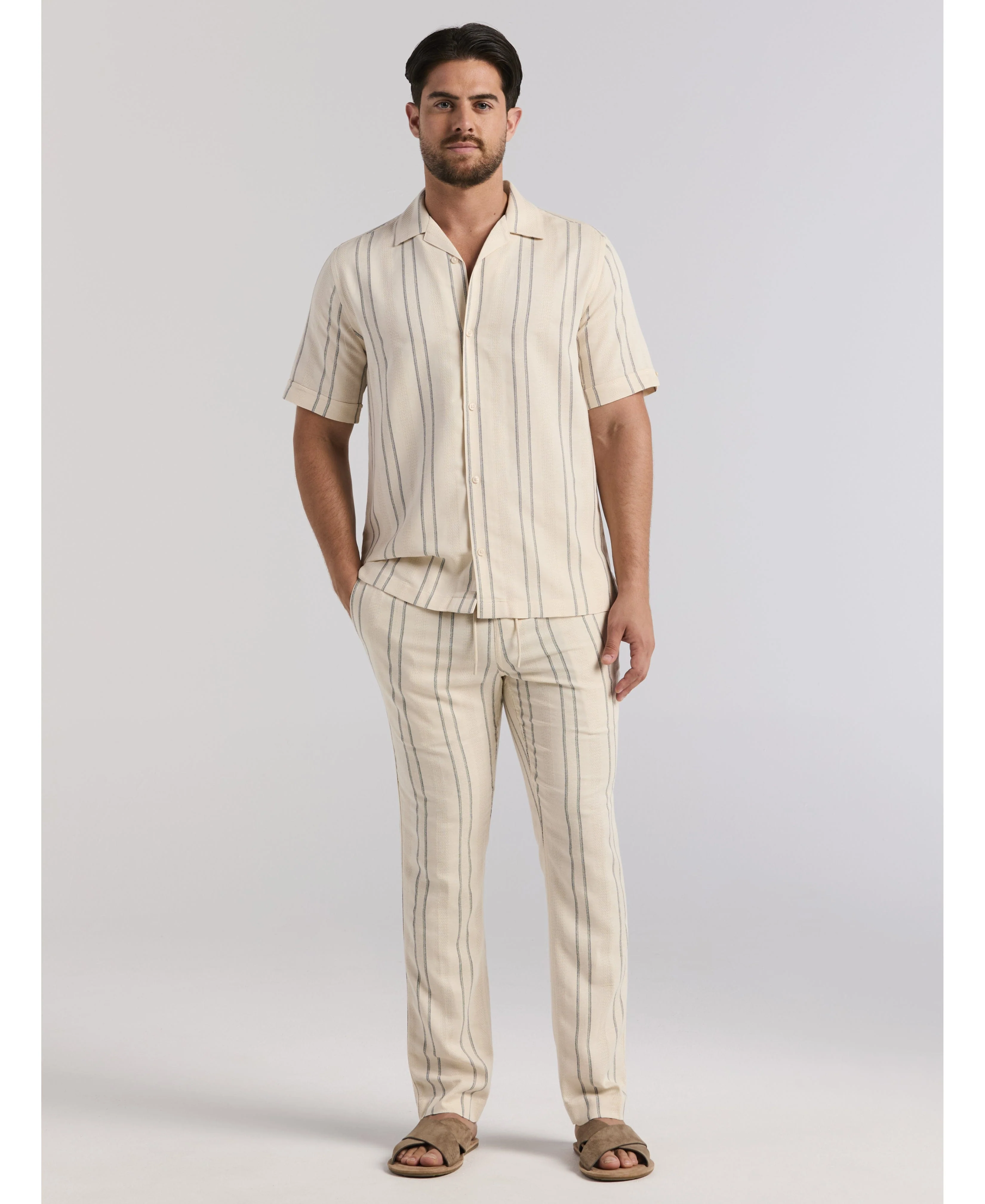 Dobby Stripe Shirt - Image 5