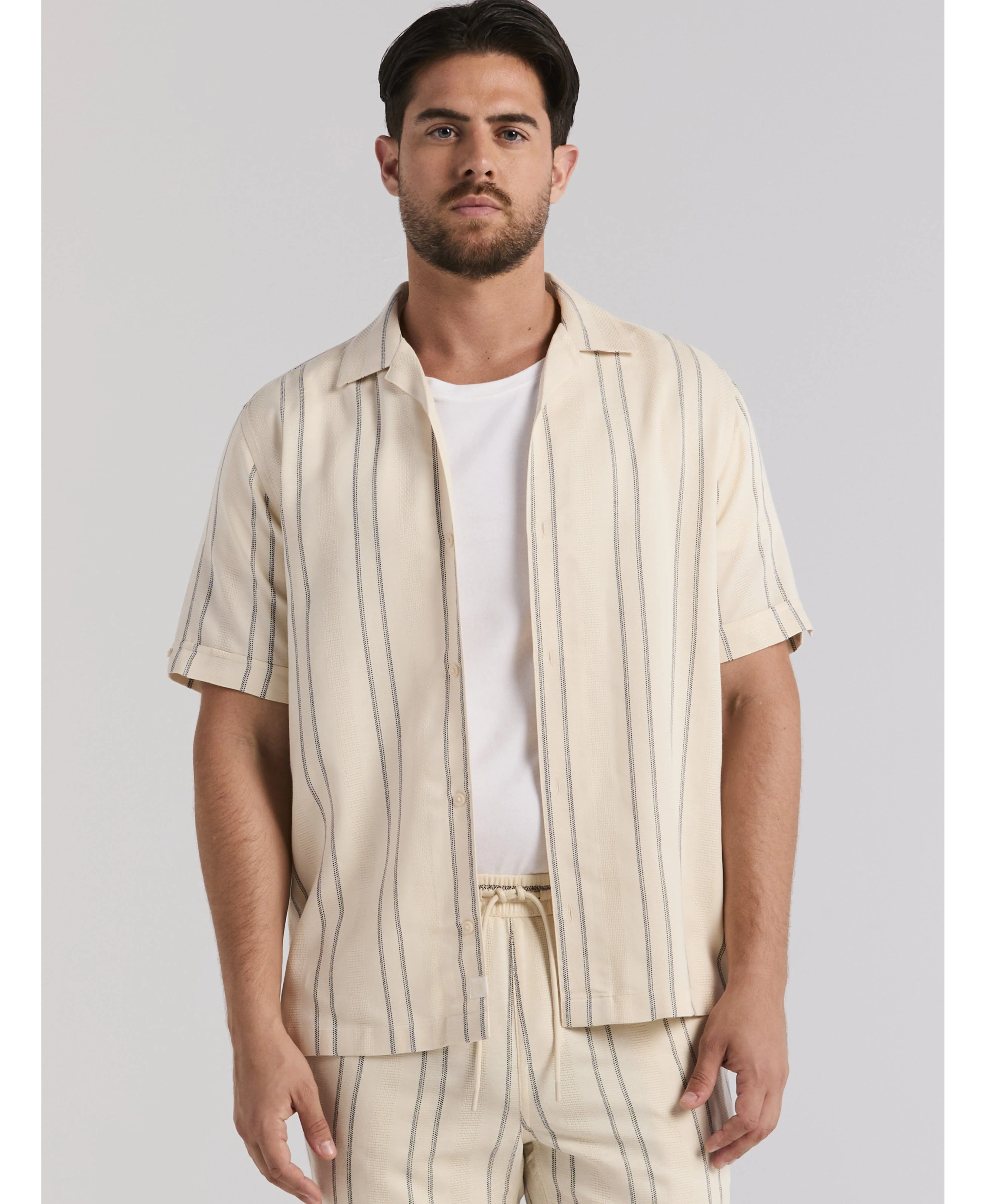Dobby Stripe Shirt - Image 7