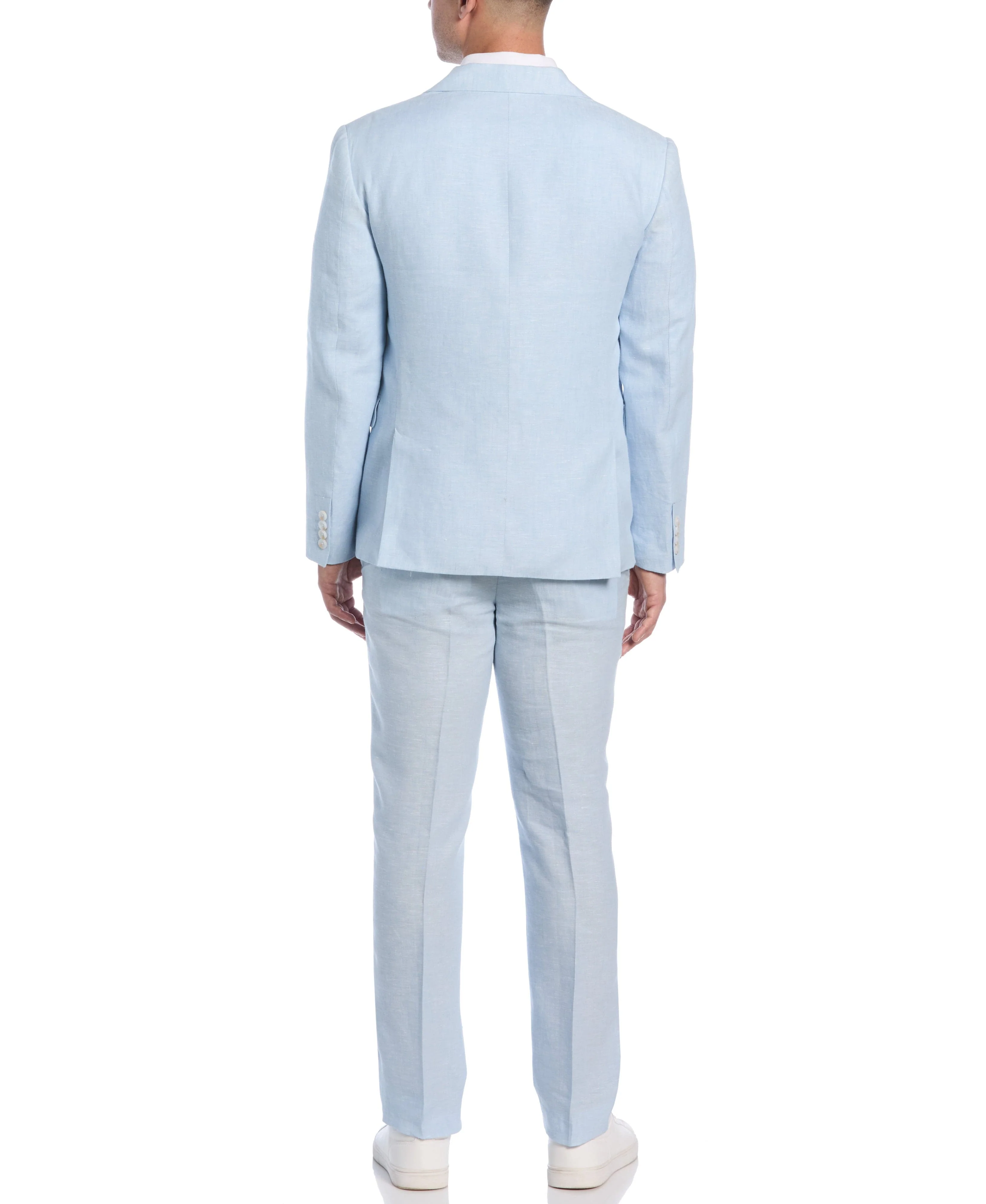 Double Breasted Delave Linen Sports Coat - Image 5