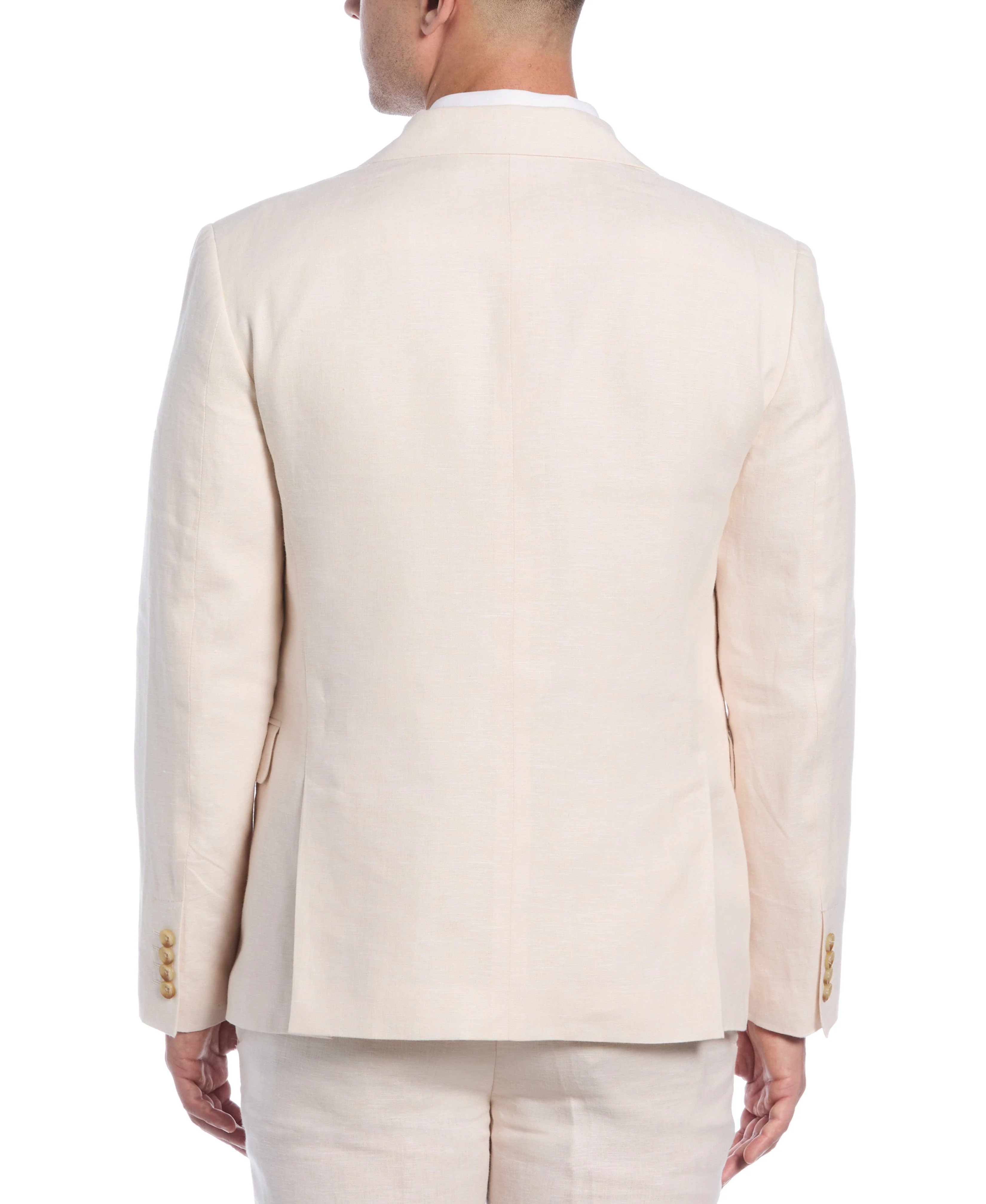 Double Breasted Delave Linen Sports Coat - Image 7