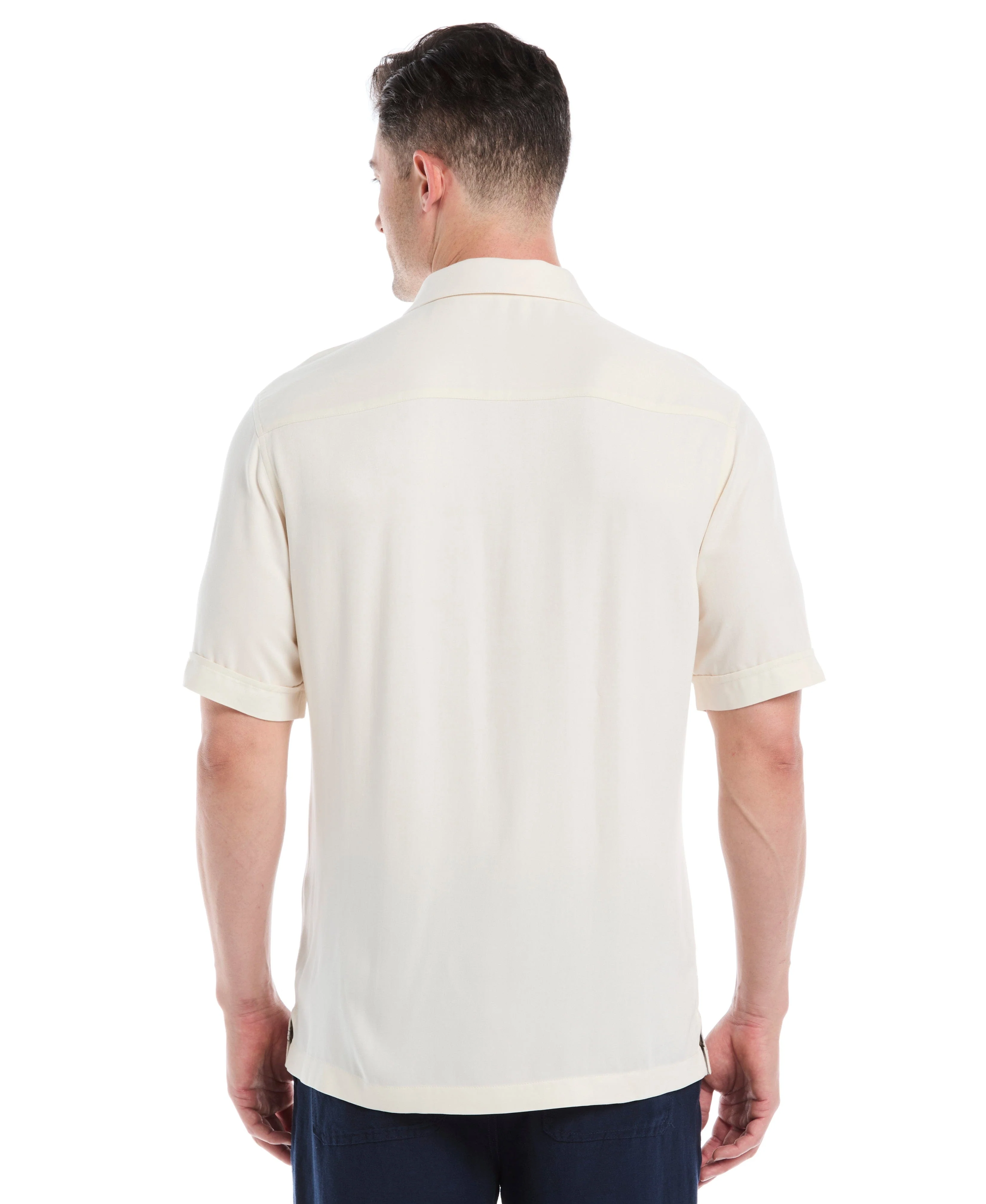 Embroidered Camp Collar Shirt - Image 3