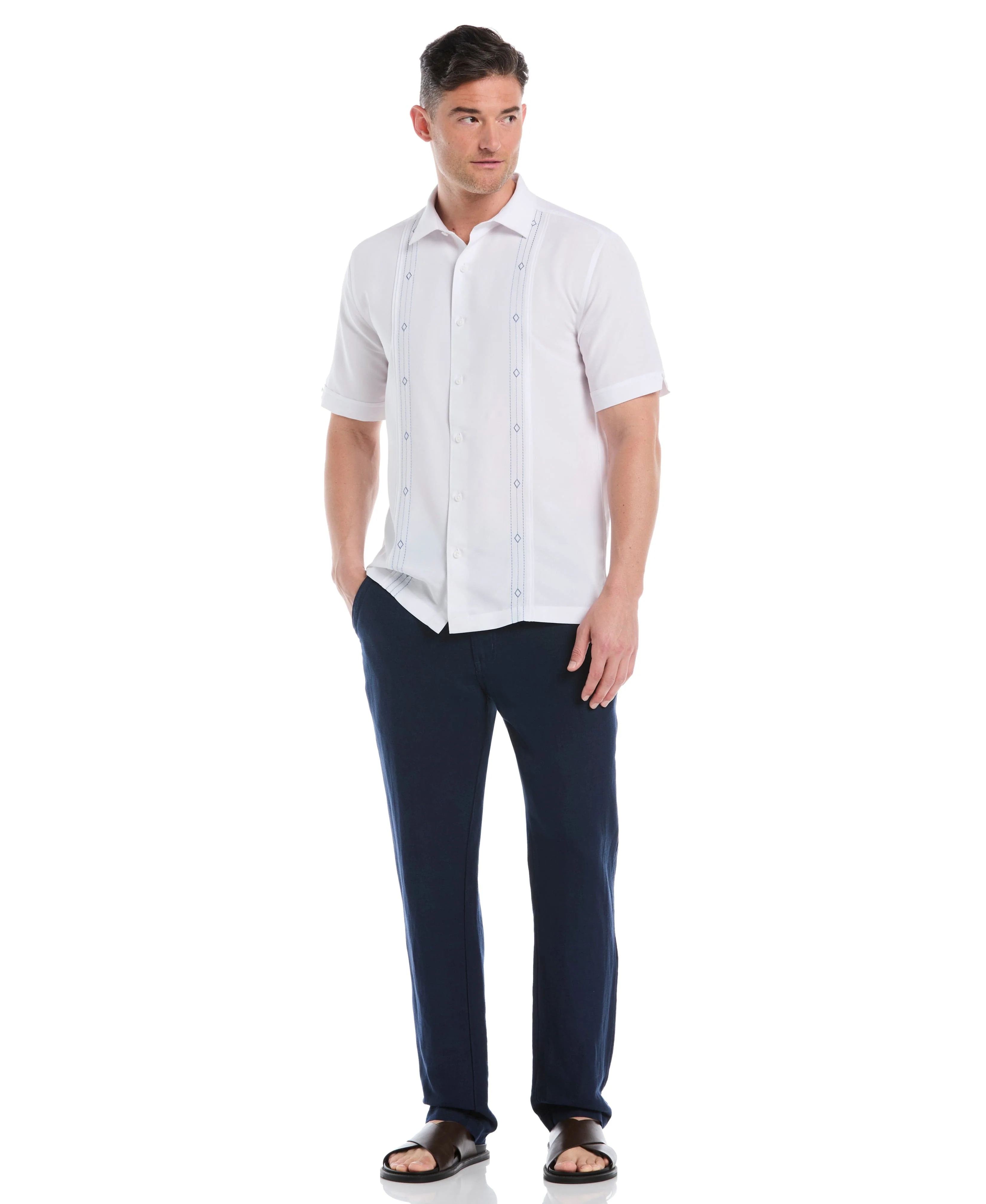 Embroidered Panel Shirt - Image 4