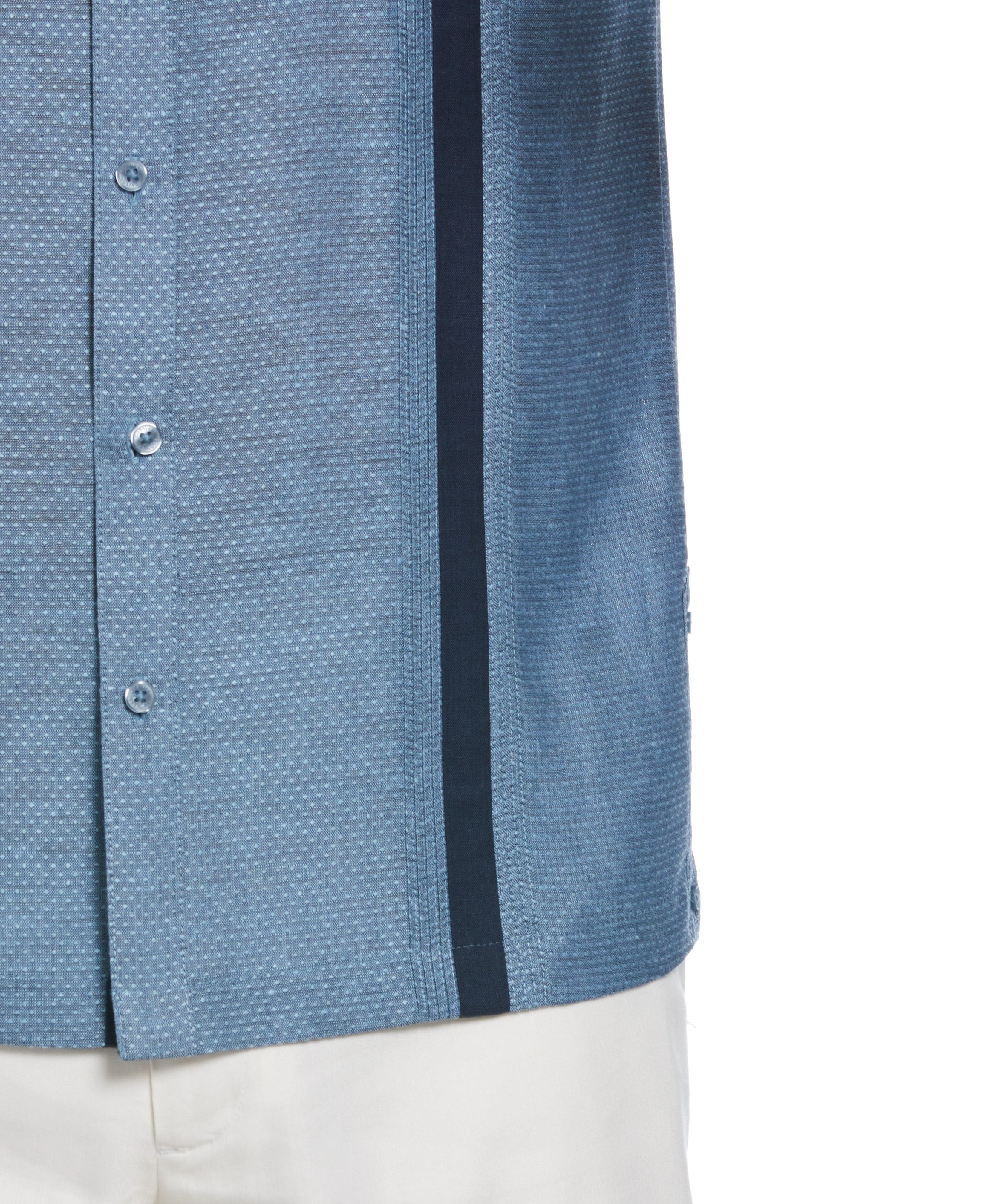 Fashion Double Pocket Guayabera Shirt - Image 4