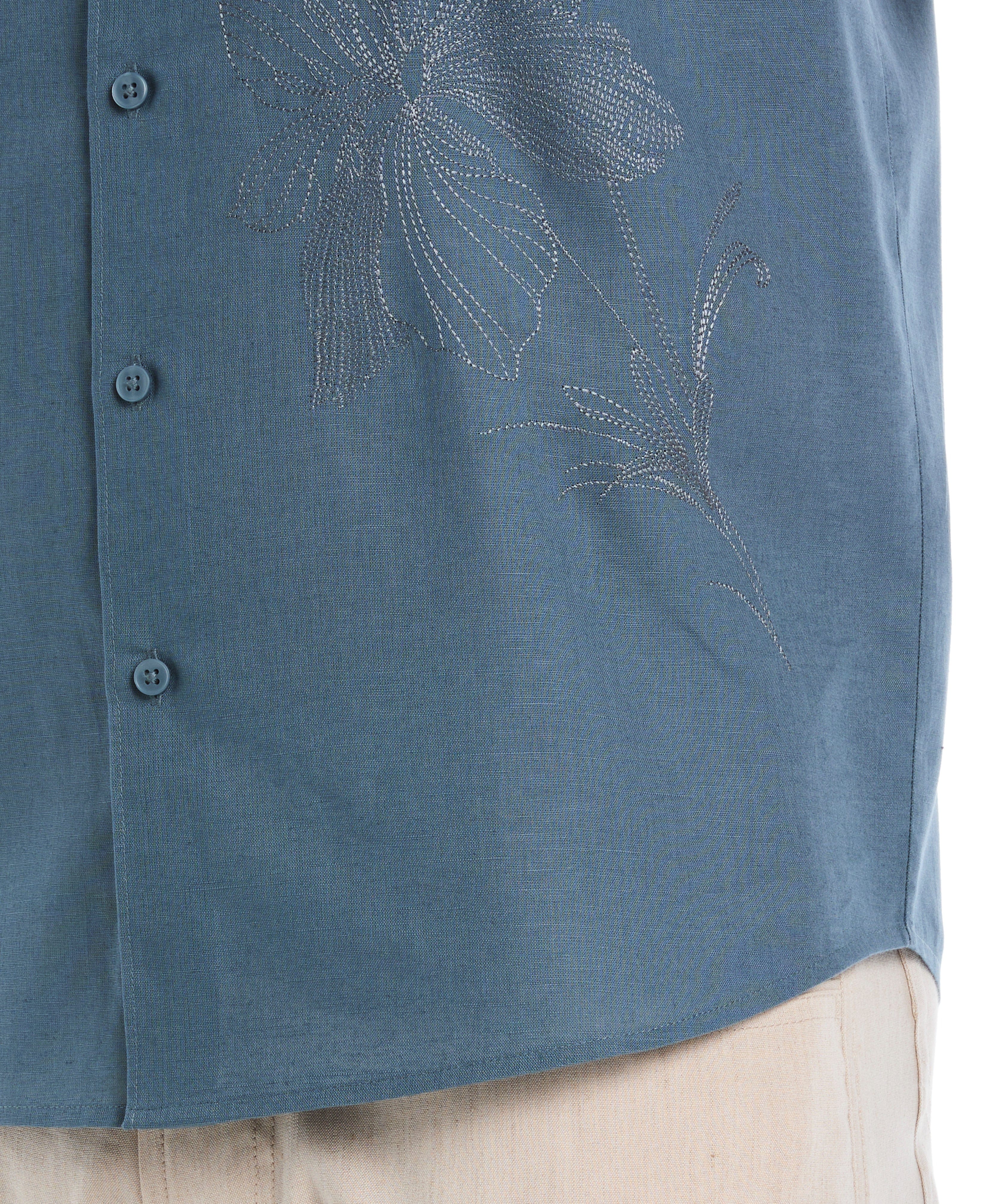 Floral Embroidered Shirt - Image 4