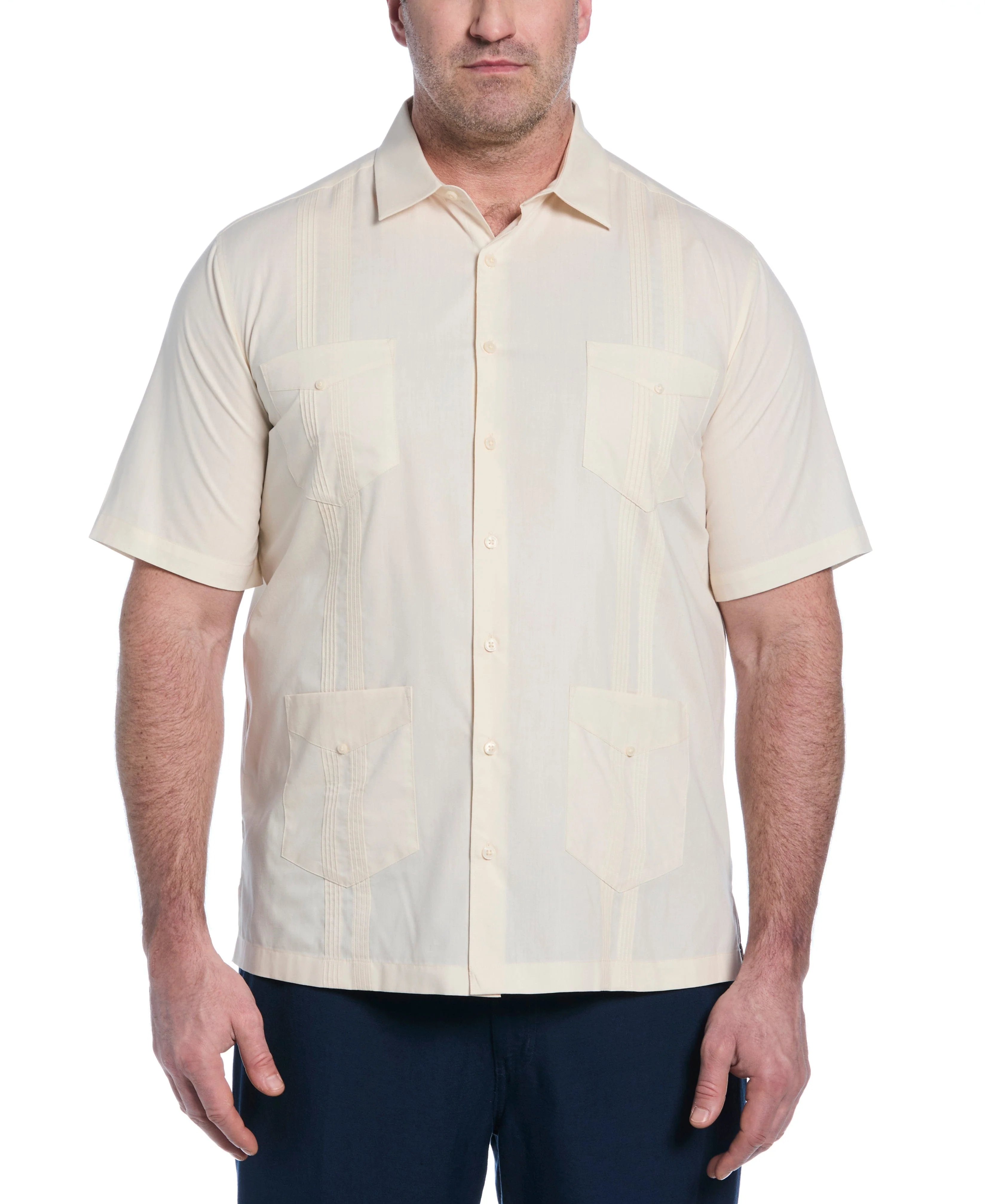 Big & Tall Four Pocket Guayabera Shirt - Image 13