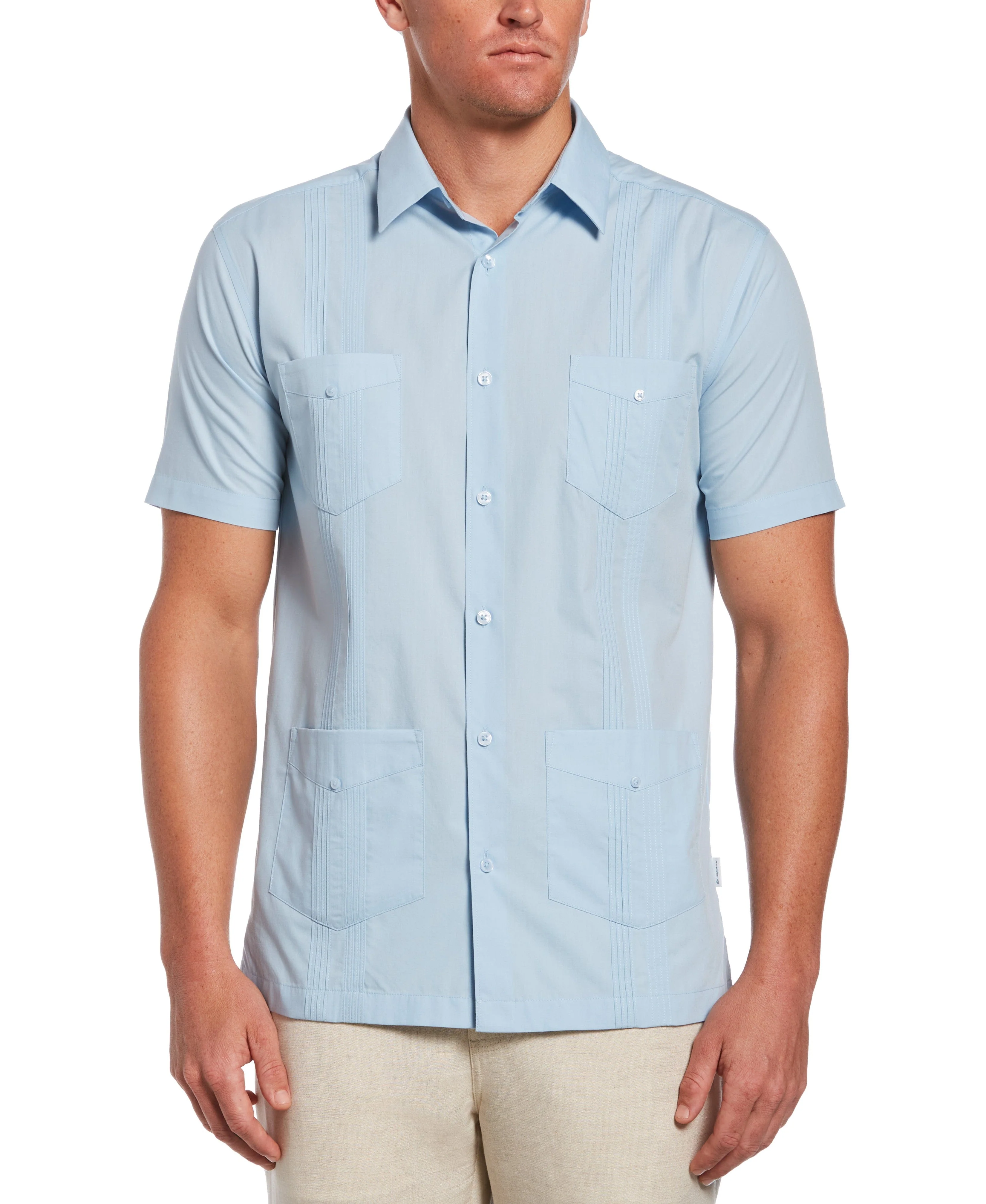 Big & Tall Four Pocket Guayabera Shirt - Image 16